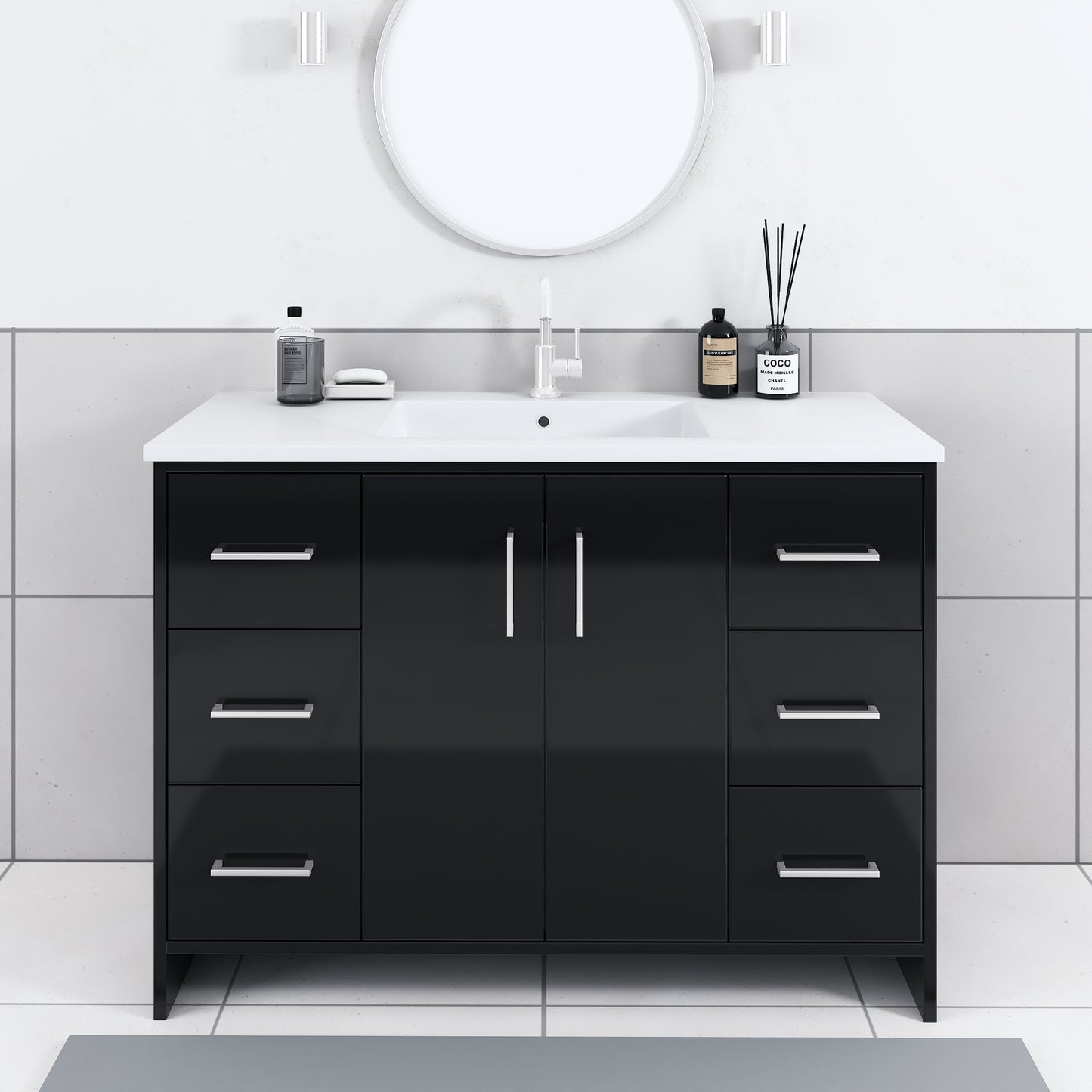 Norway 48" Bathroom Vanity with Counter top