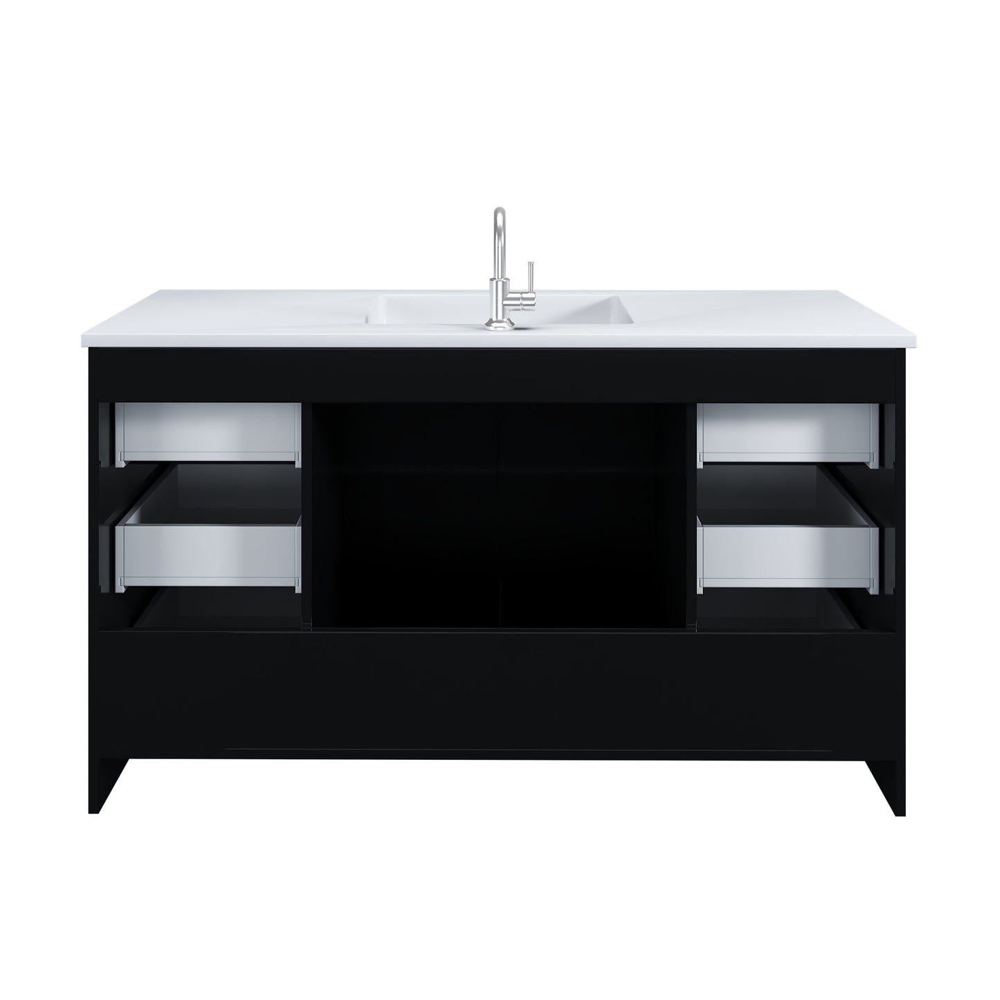 Norway 60" Single Sink Bathroom Vanity with Counter top