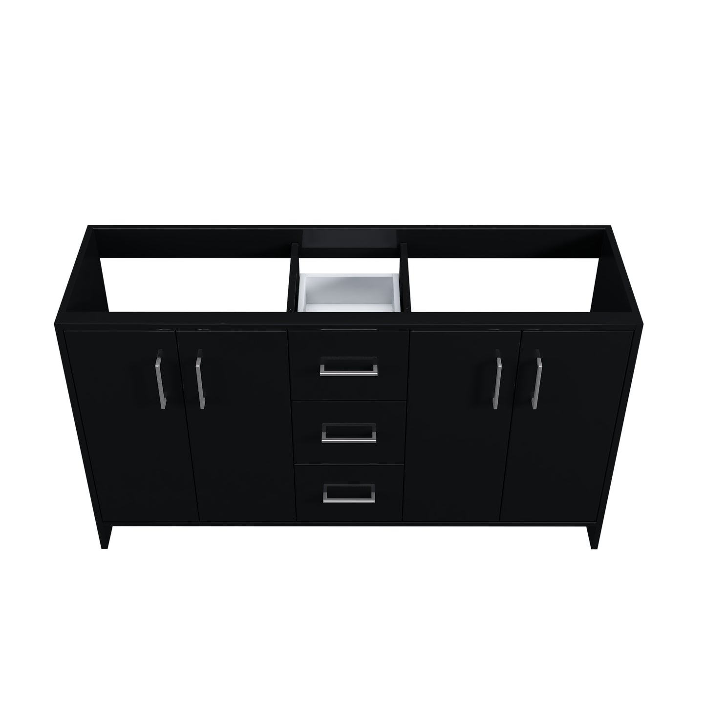 Norway 60" Double Sink Bathroom Vanity Cabinet Only