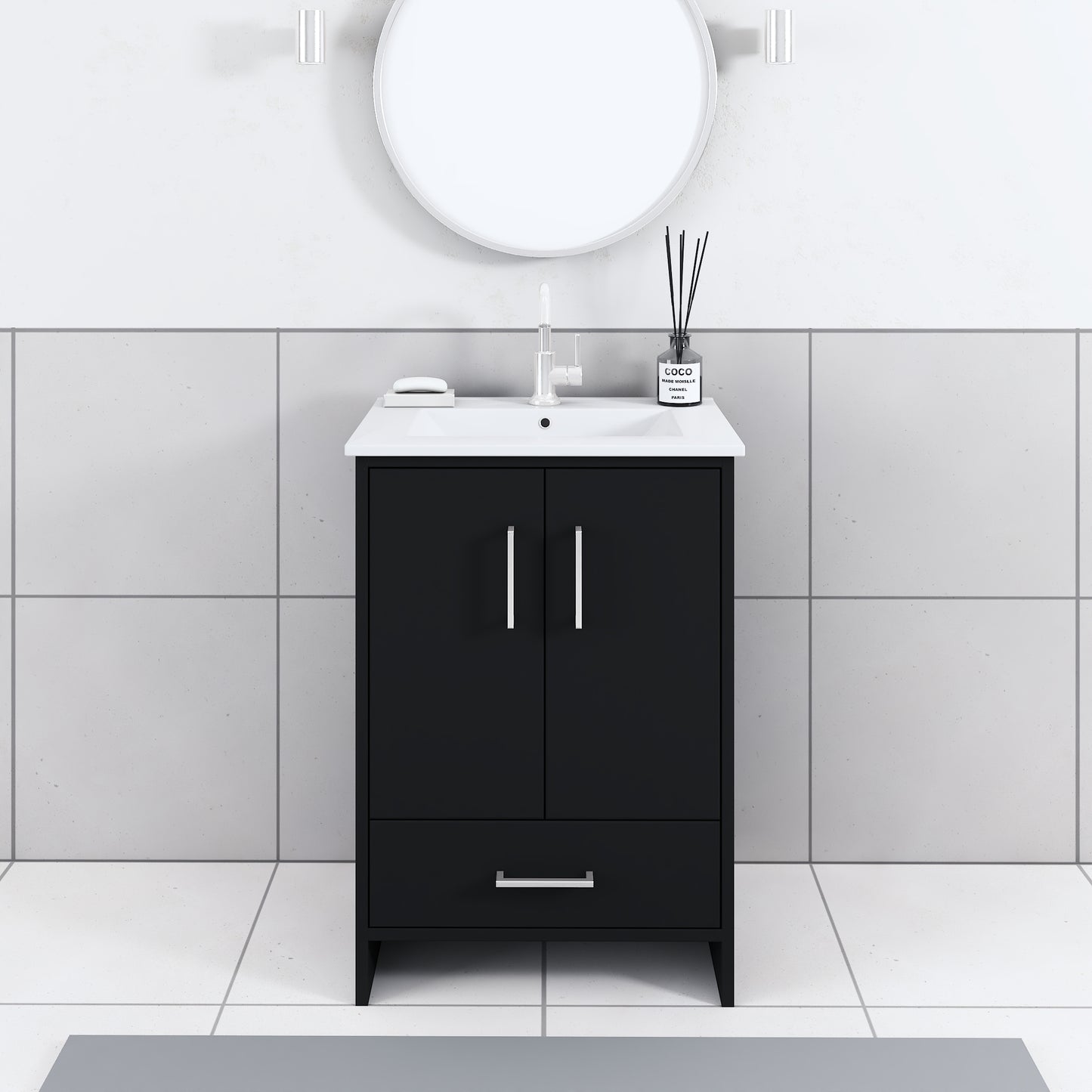 Norway 24" Bathroom Vanity with Counter top