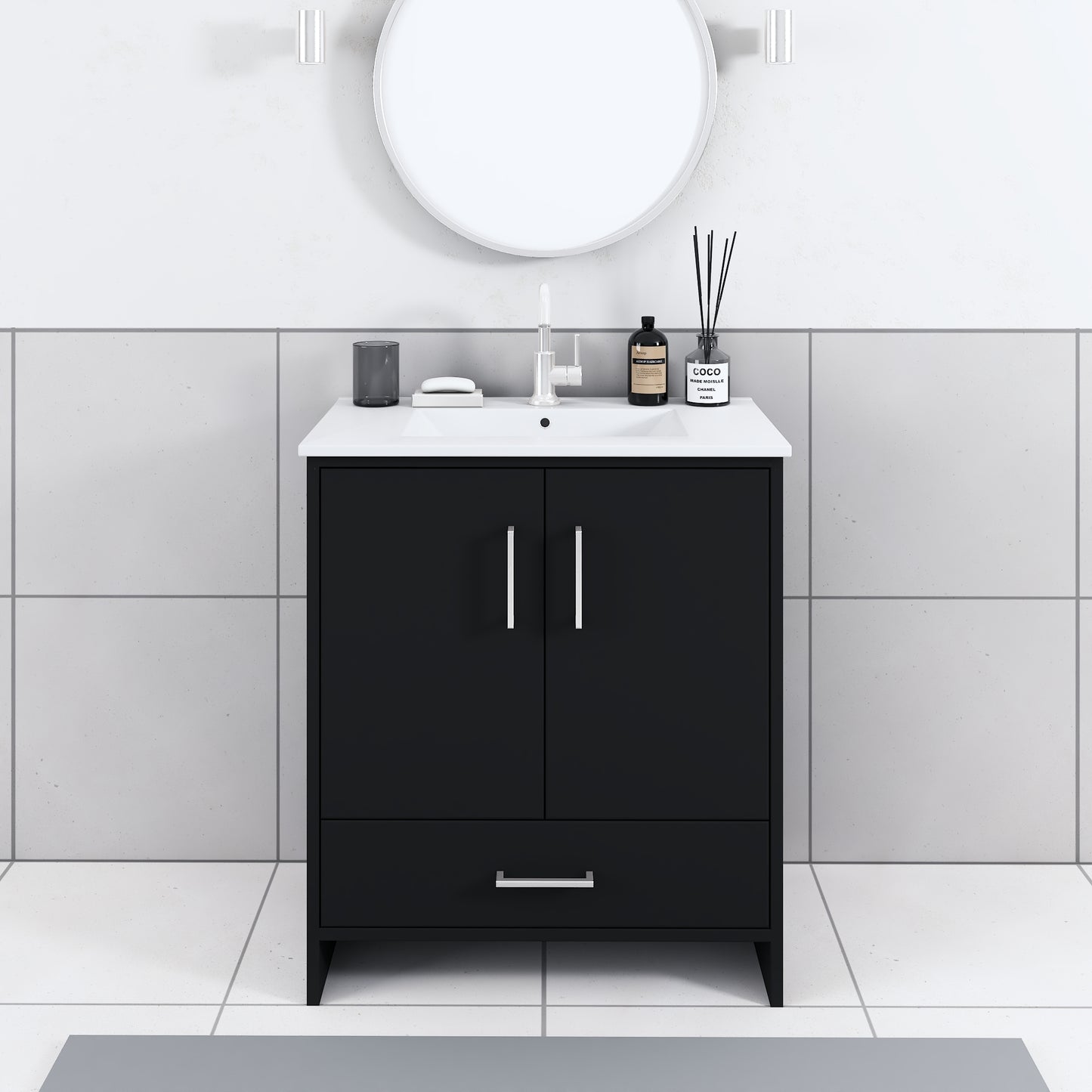 Norway 30" Bathroom Vanity with Counter top