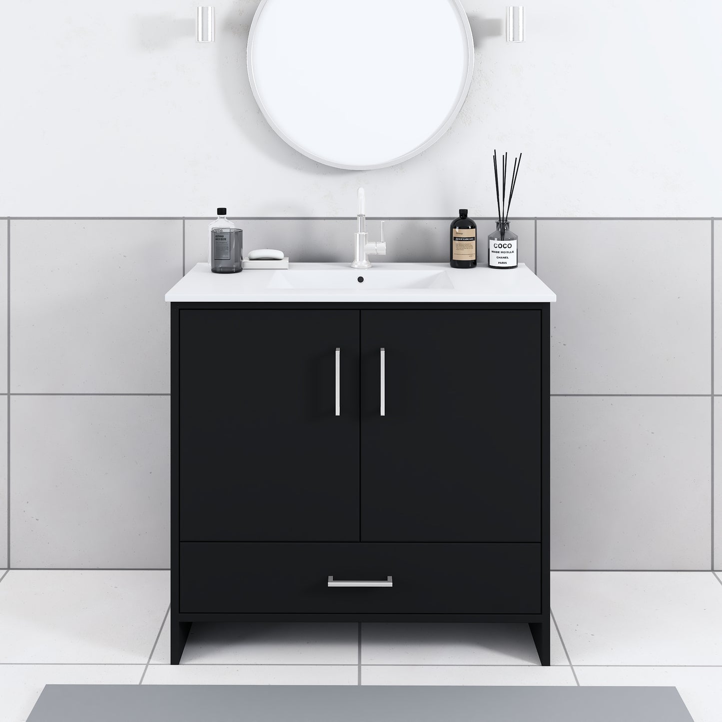Norway 36" Bathroom Vanity with Counter top