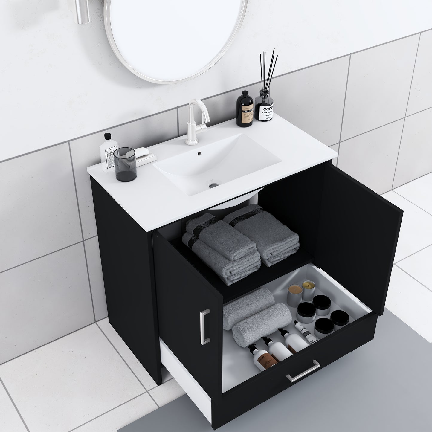 Norway 36" Bathroom Vanity with Counter top