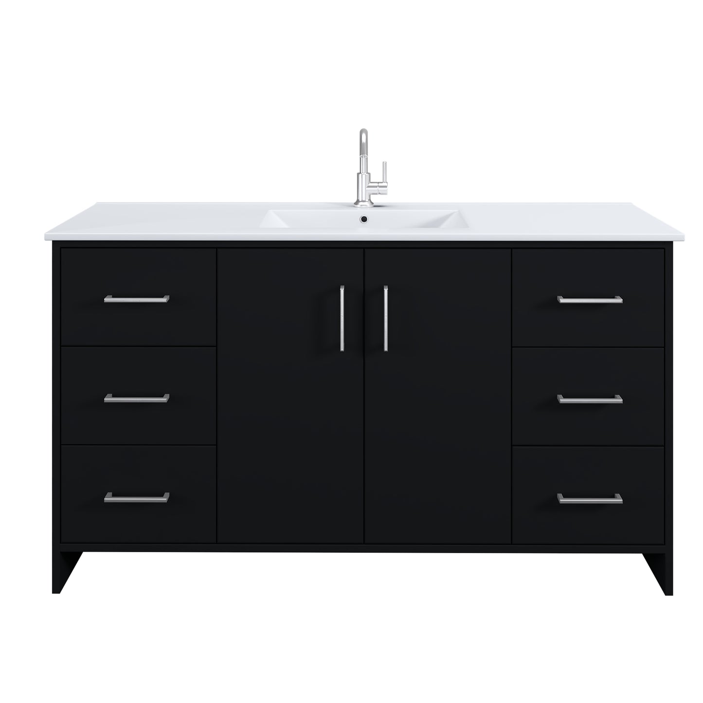Norway 60" Single Sink Bathroom Vanity with Counter top
