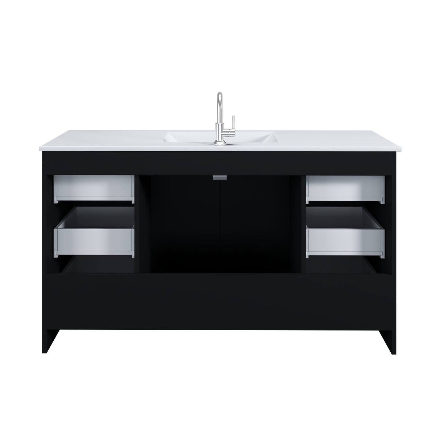 Norway 60" Single Sink Bathroom Vanity with Counter top