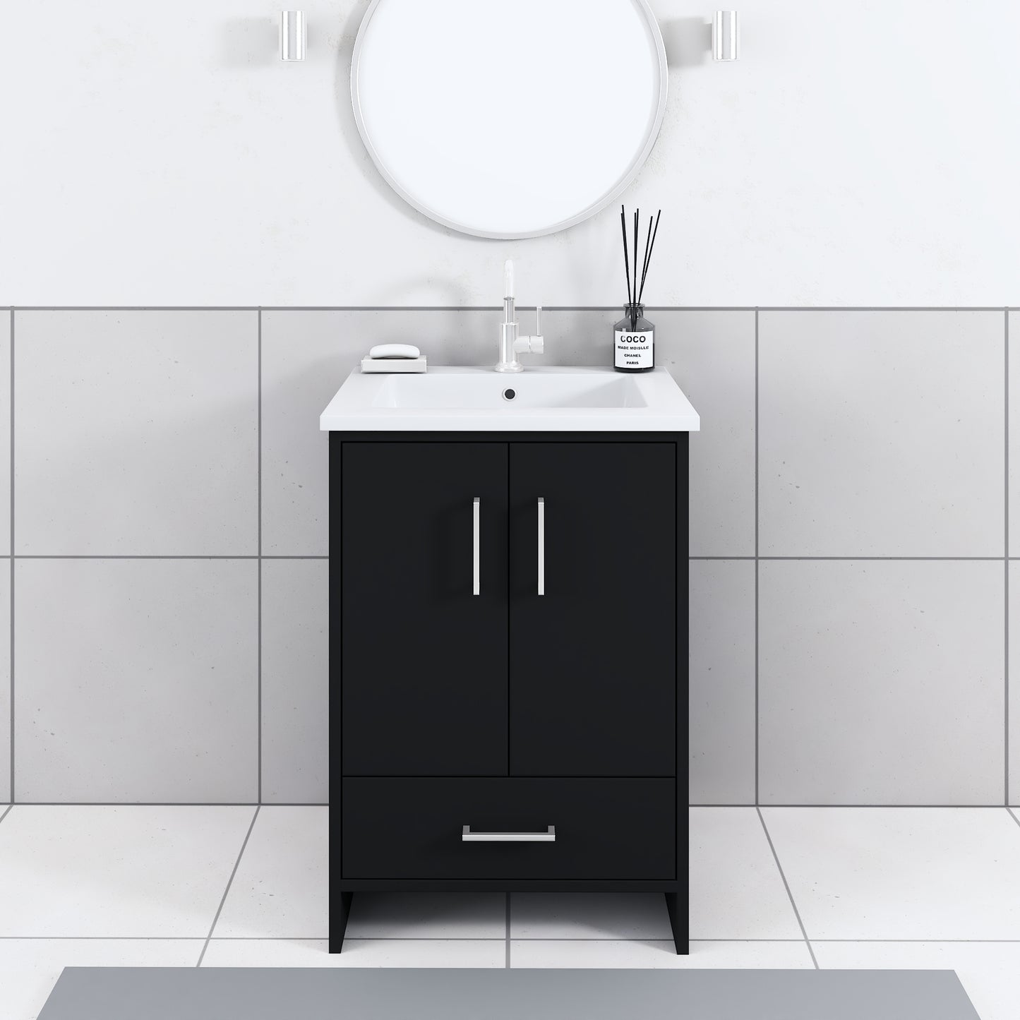 Norway 24" Bathroom Vanity with Counter top