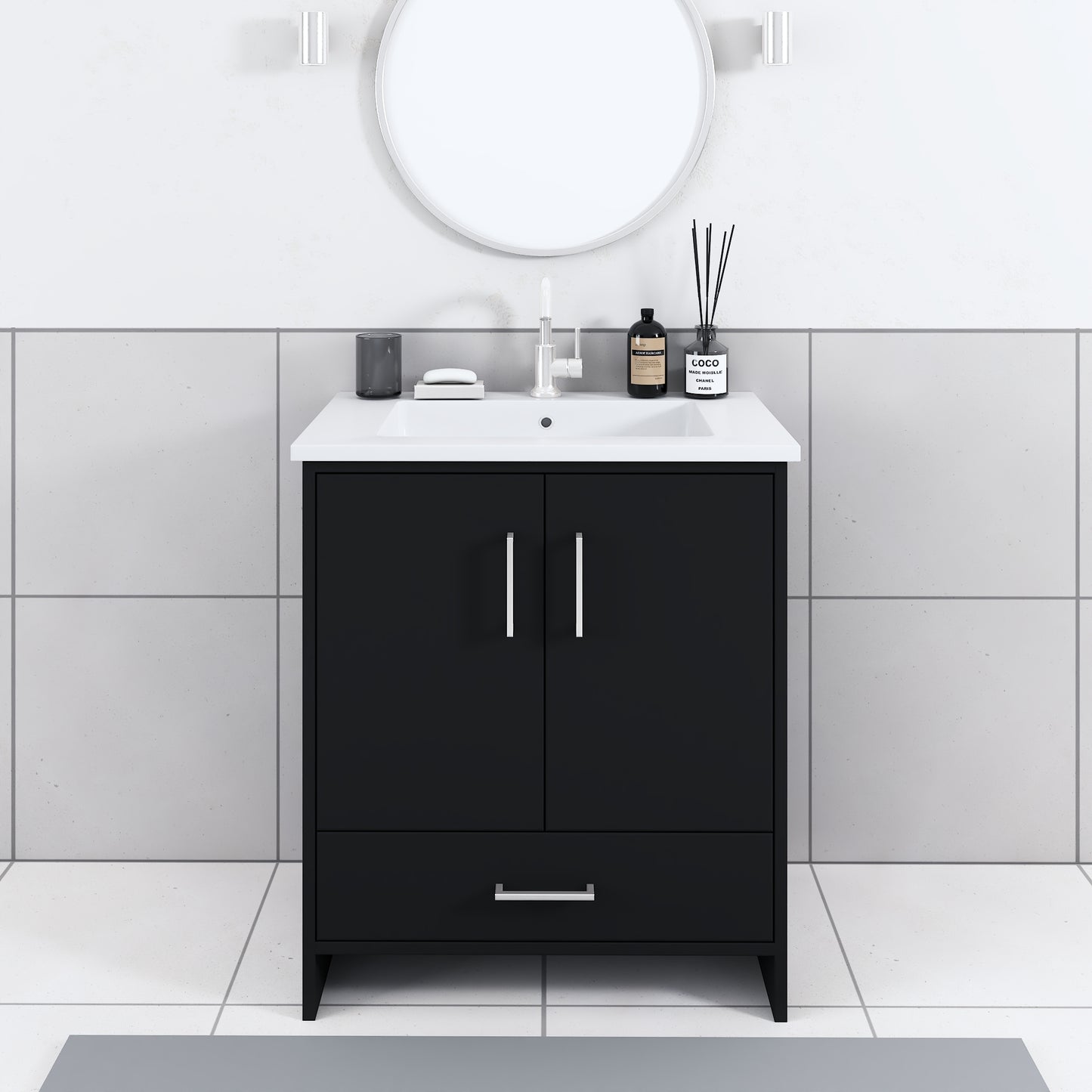 Norway 30" Bathroom Vanity with Counter top
