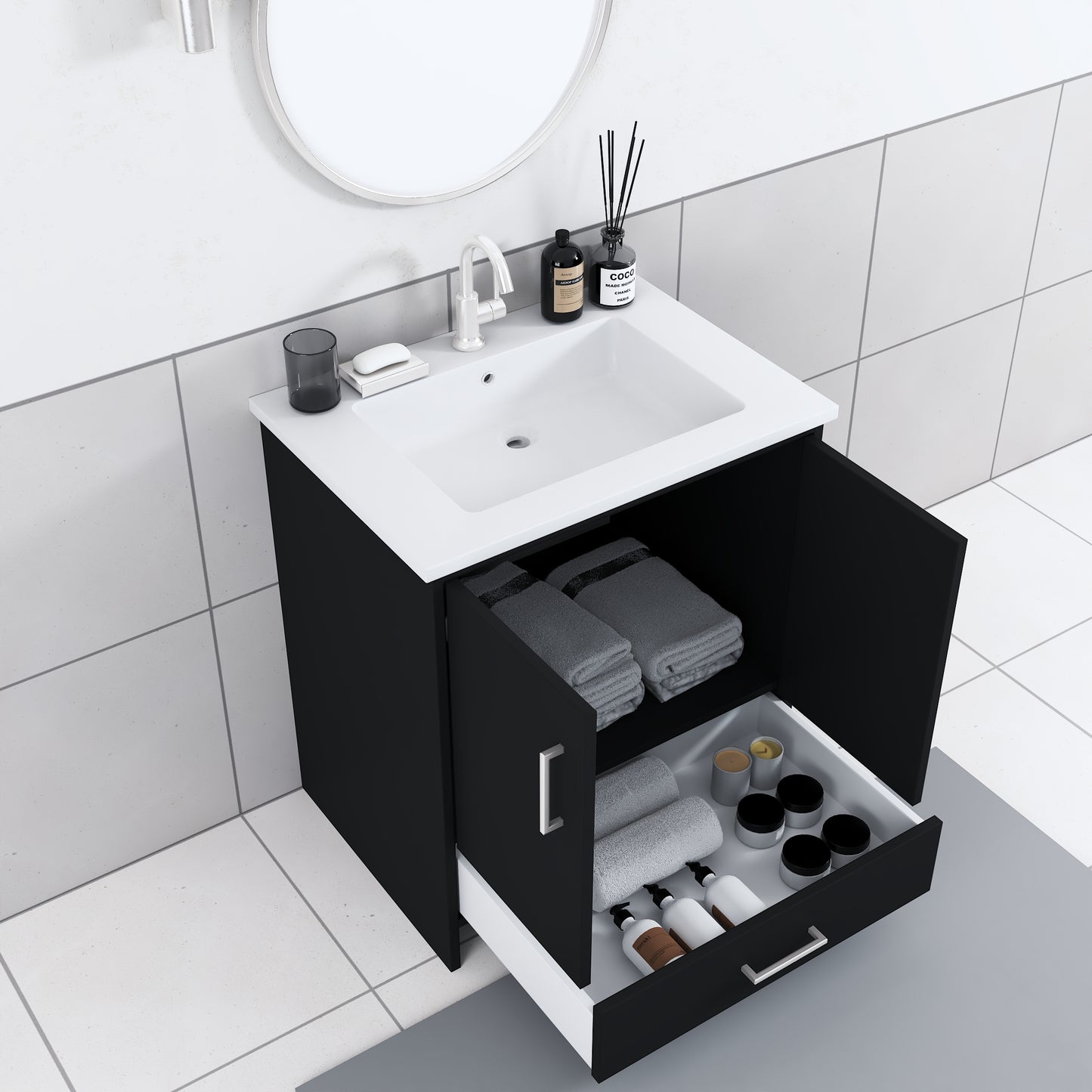 Norway 30" Bathroom Vanity with Counter top
