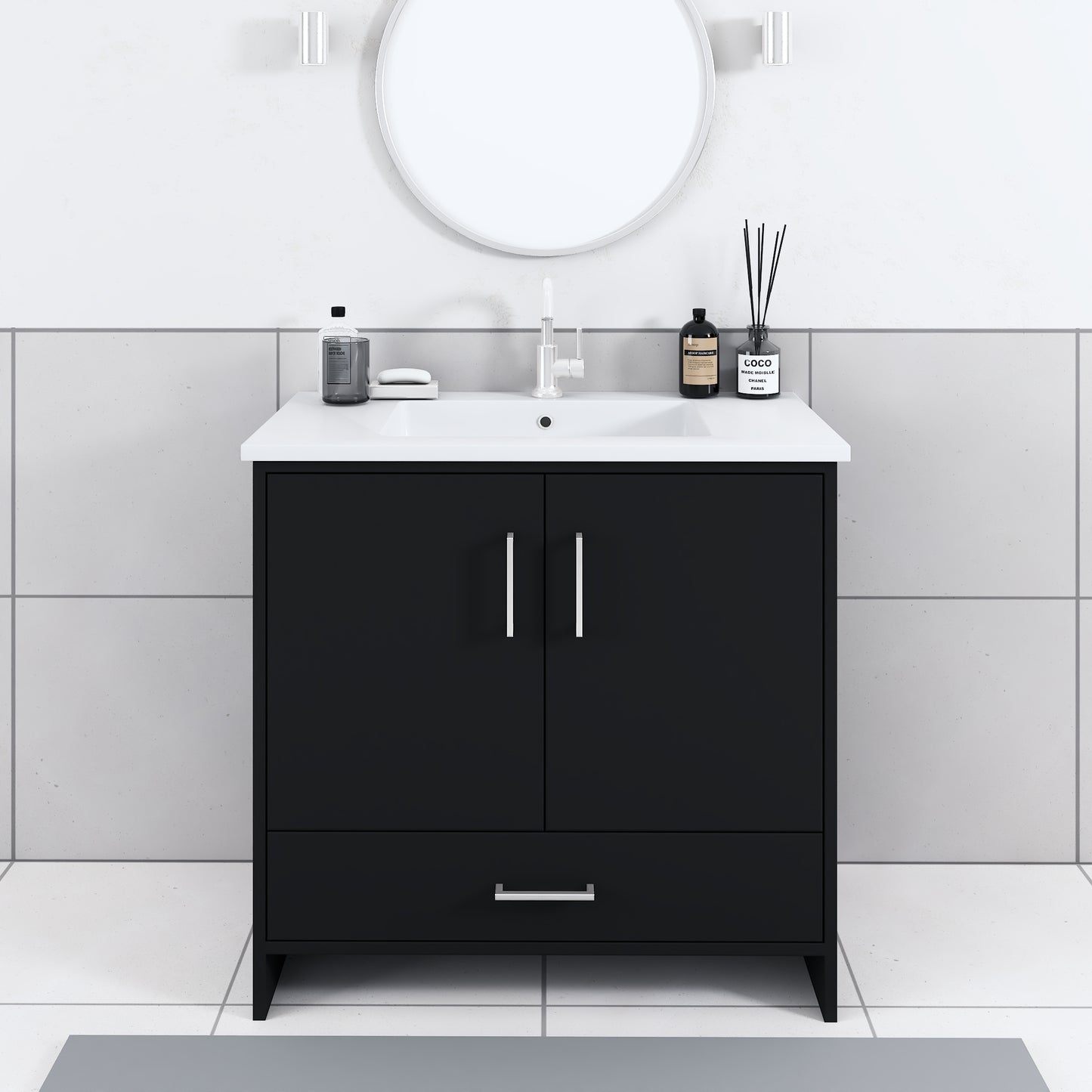 Norway 36" Bathroom Vanity with Counter top