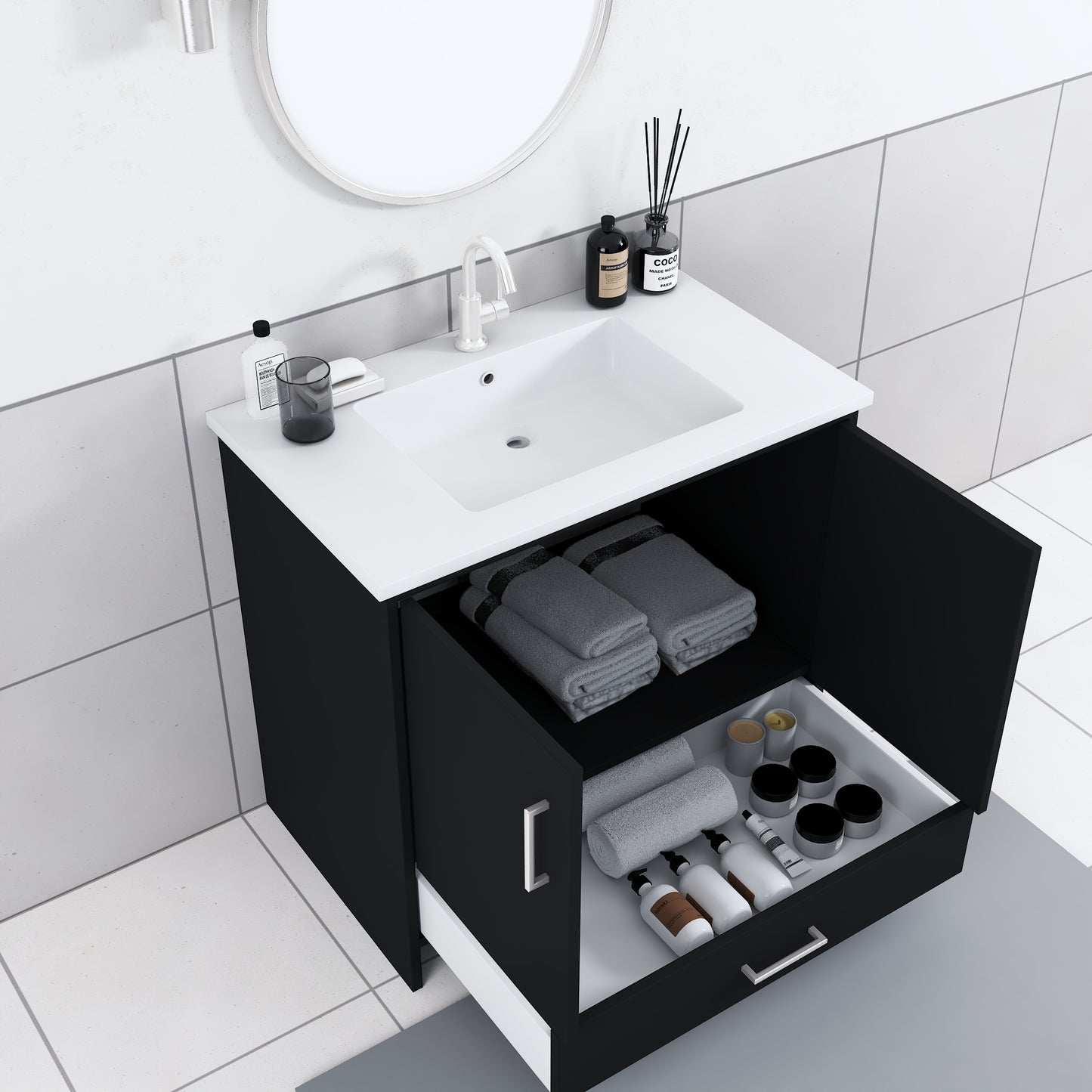 Norway 36" Bathroom Vanity with Counter top