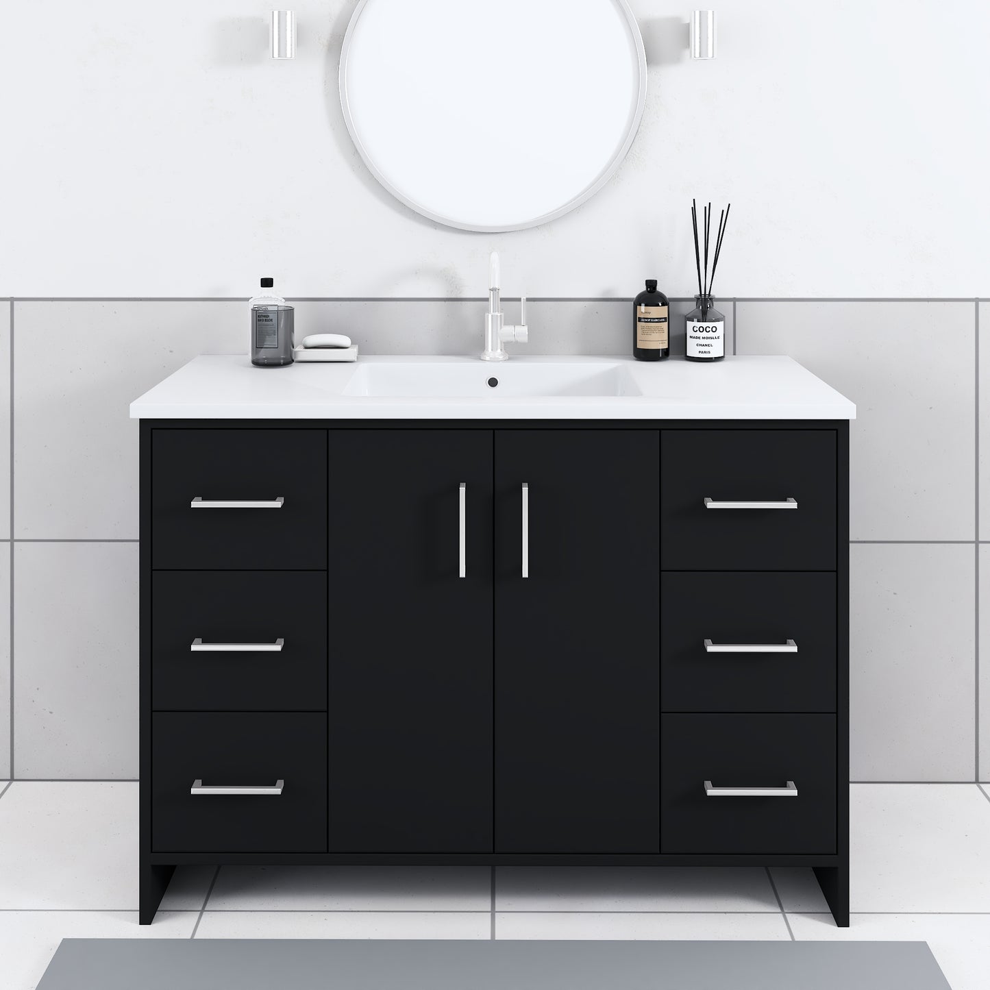 Norway 48" Bathroom Vanity with Counter top