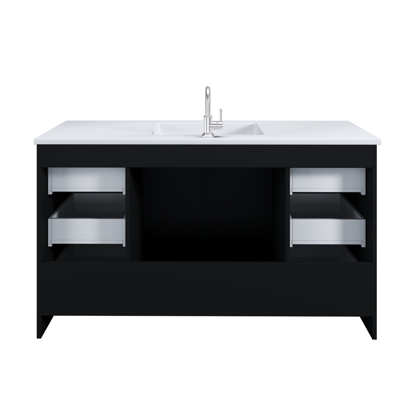 Norway 60" Single Sink Bathroom Vanity with Counter top