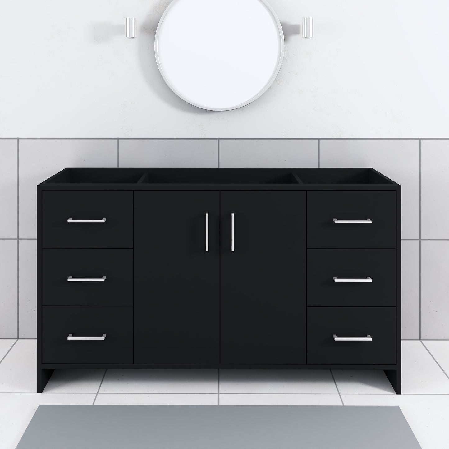 Norway 60" Single Sink Bathroom Vanity Cabinet Only