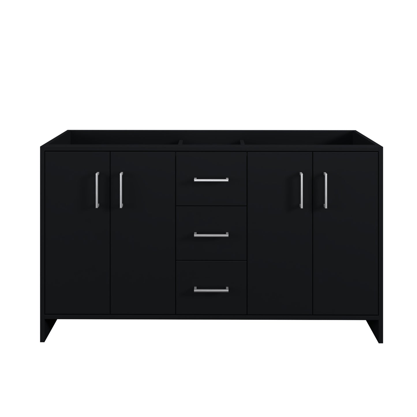 Norway 60" Double Sink Bathroom Vanity Cabinet Only