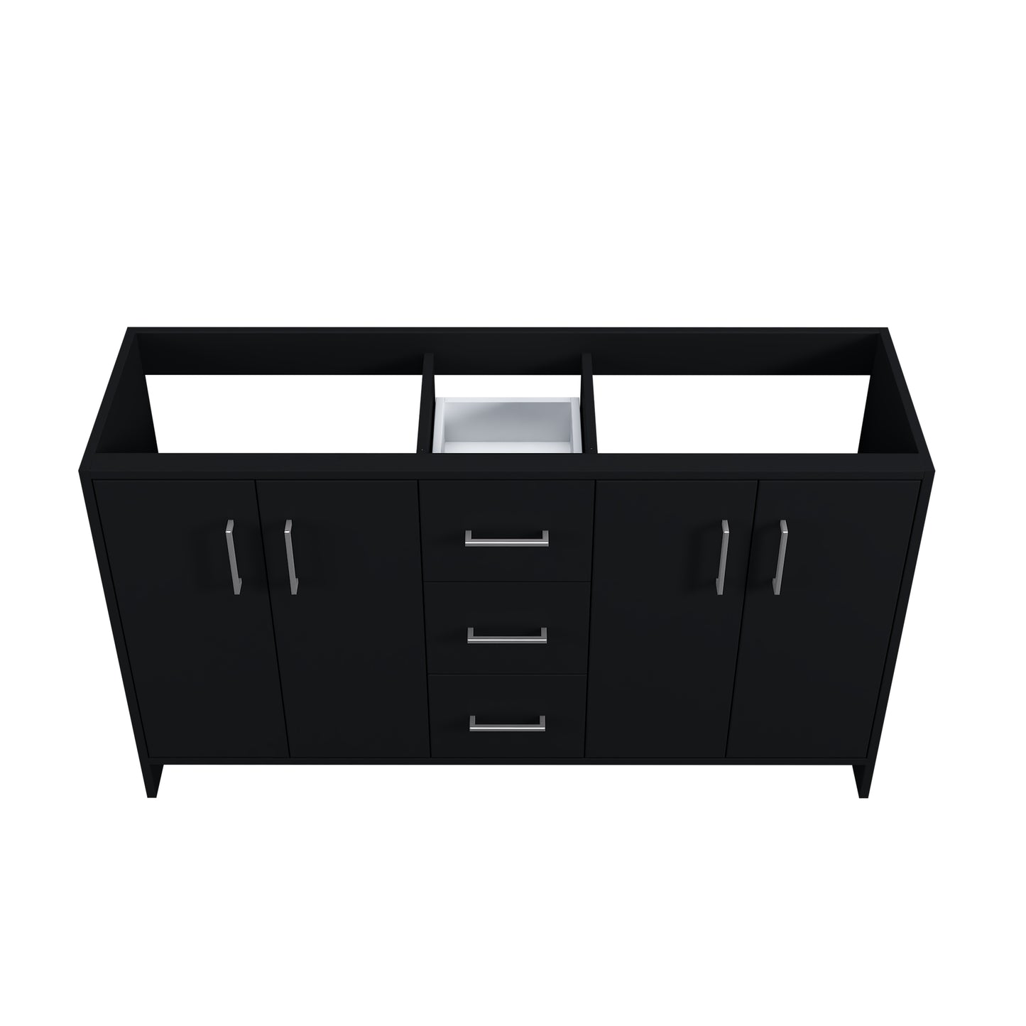 Norway 60" Double Sink Bathroom Vanity Cabinet Only
