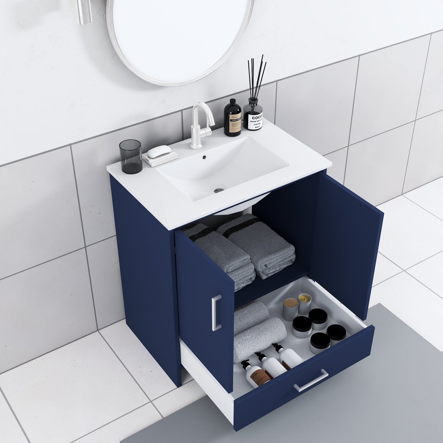 Norway 30" Bathroom Vanity with Counter top