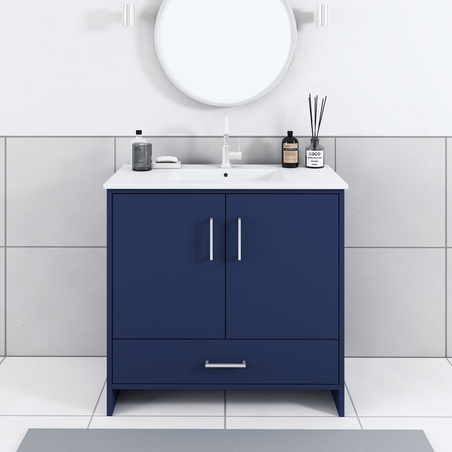 Norway 36" Bathroom Vanity with Counter top