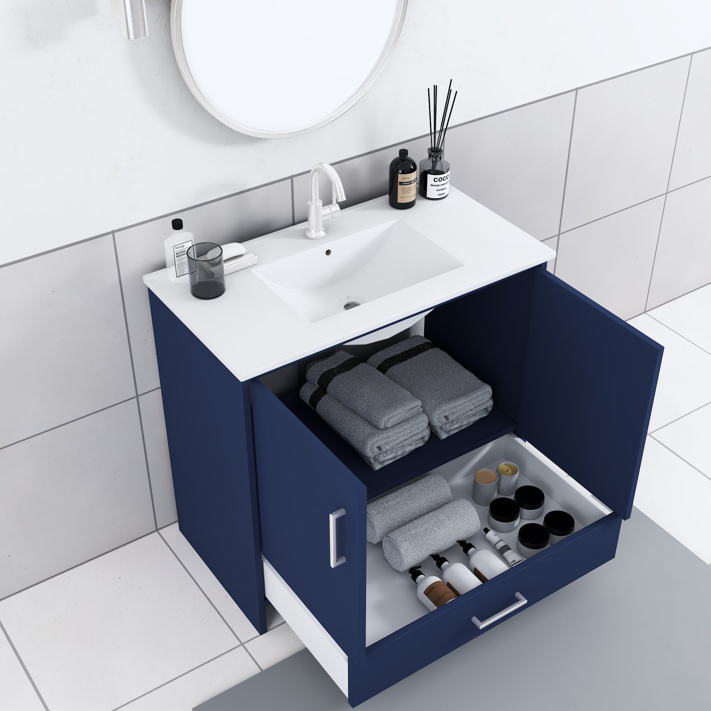 Norway 36" Bathroom Vanity with Counter top