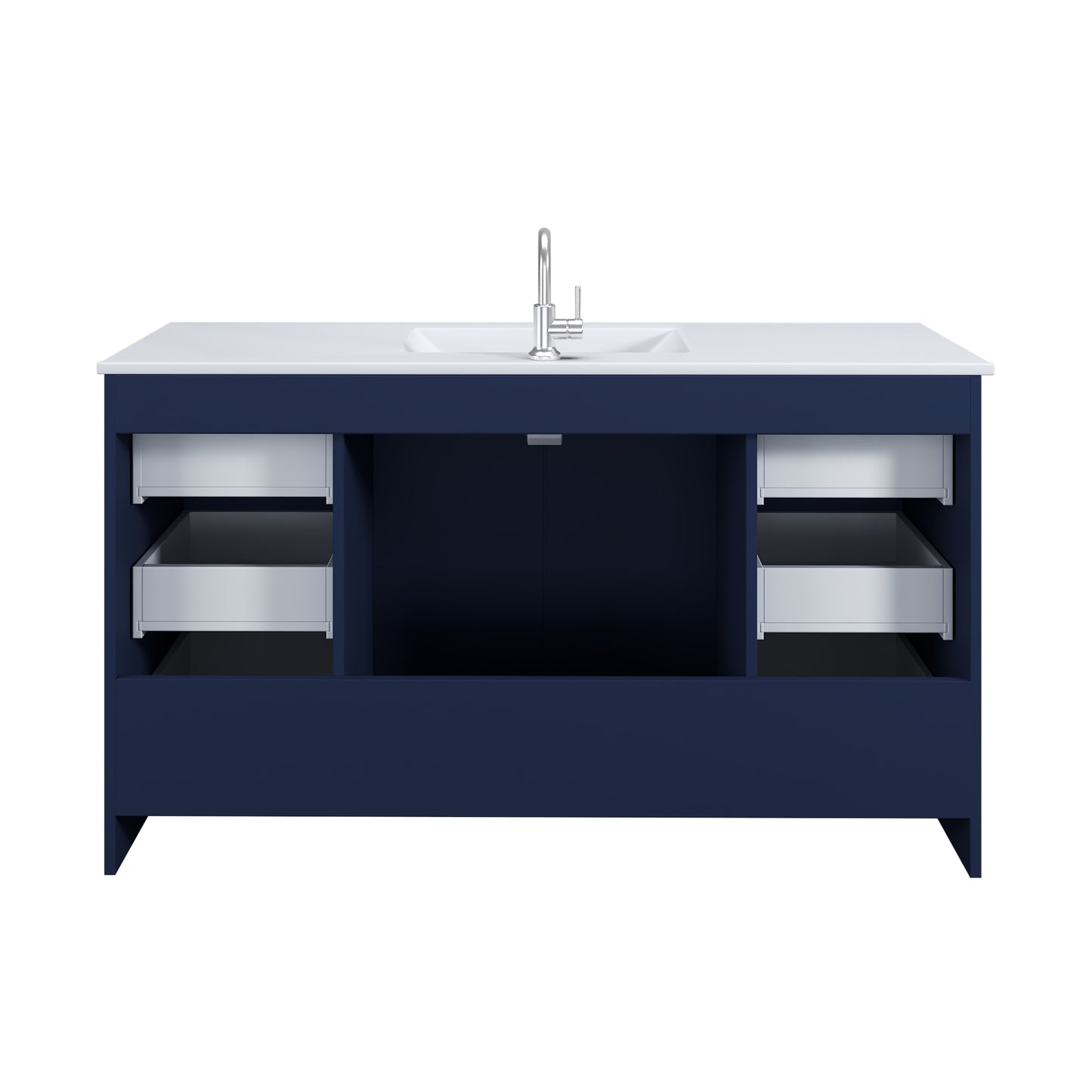Norway 60" Single Sink Bathroom Vanity with Counter top