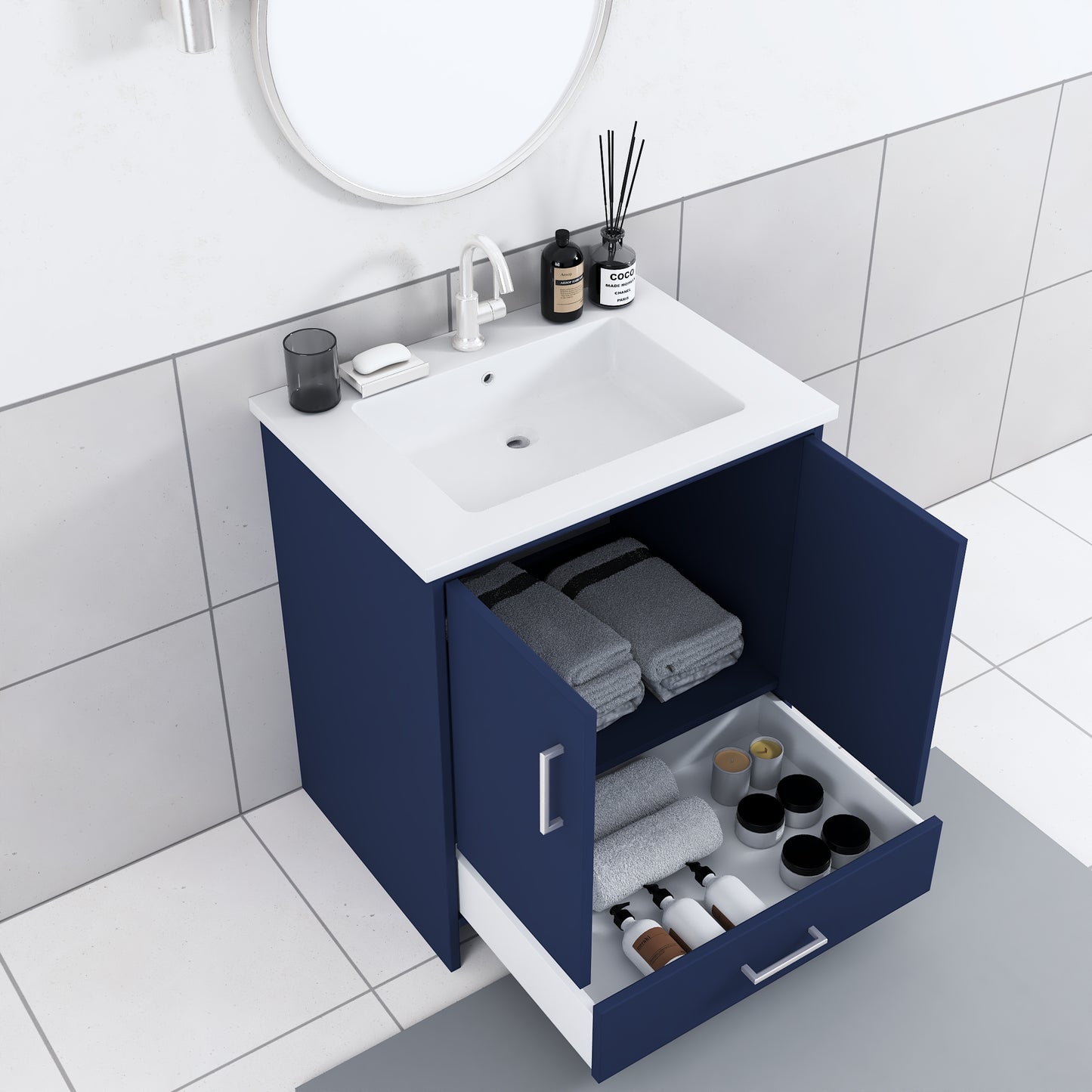 Norway 30" Bathroom Vanity with Counter top