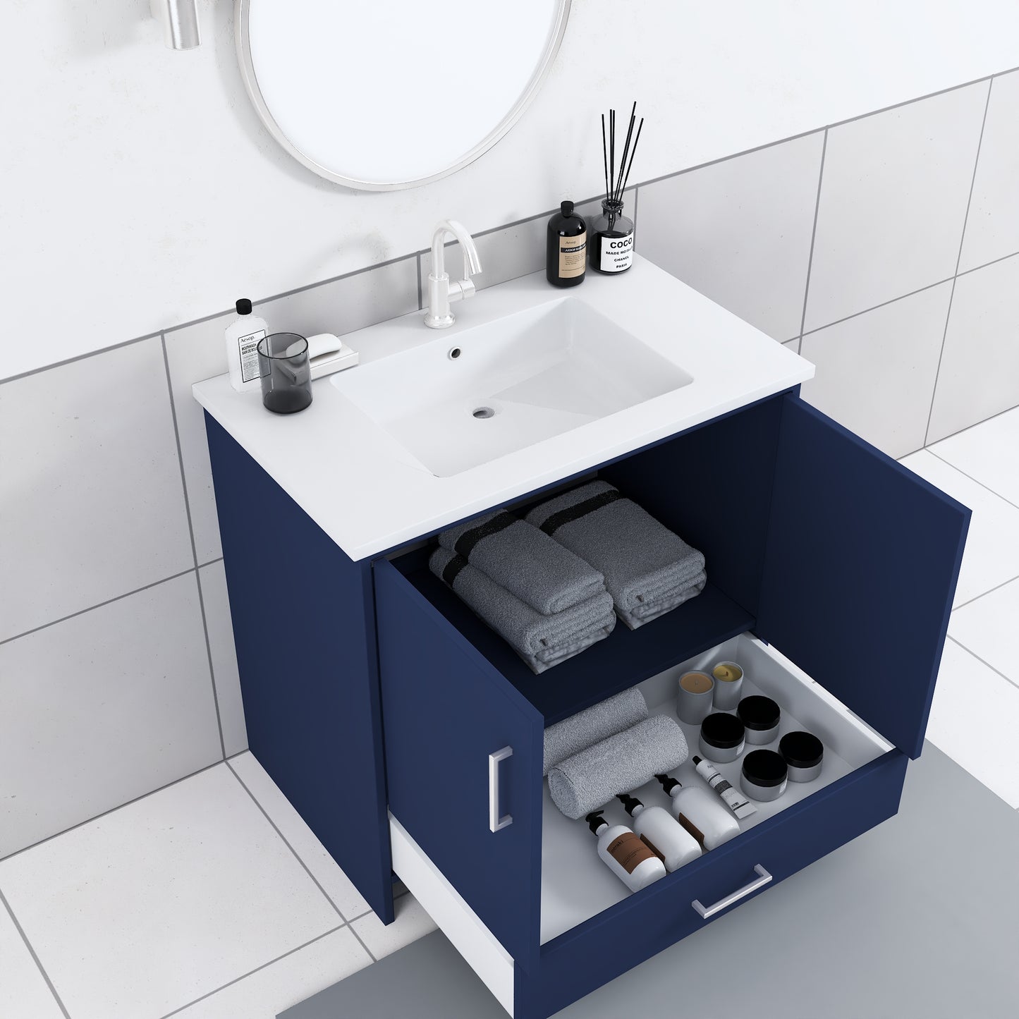 Norway 36" Bathroom Vanity with Counter top