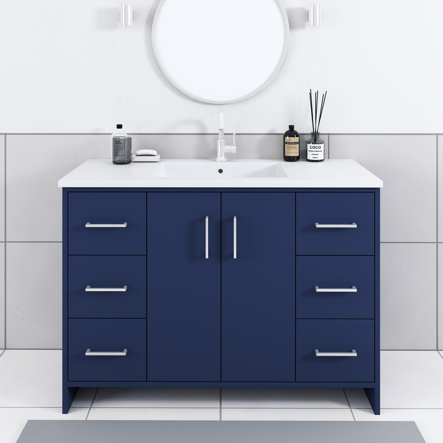 Norway 48" Bathroom Vanity with Counter top
