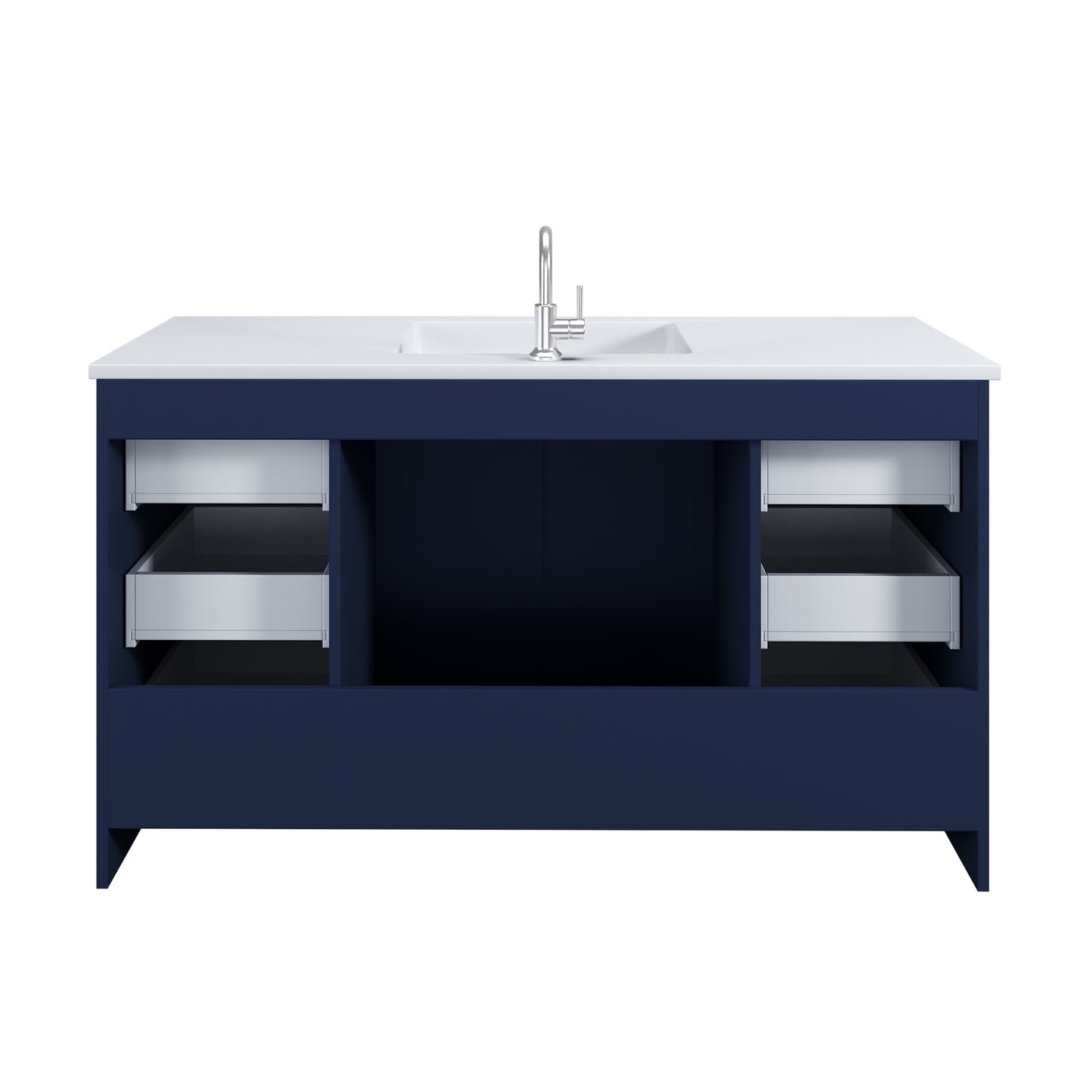 Norway 60" Single Sink Bathroom Vanity with Counter top