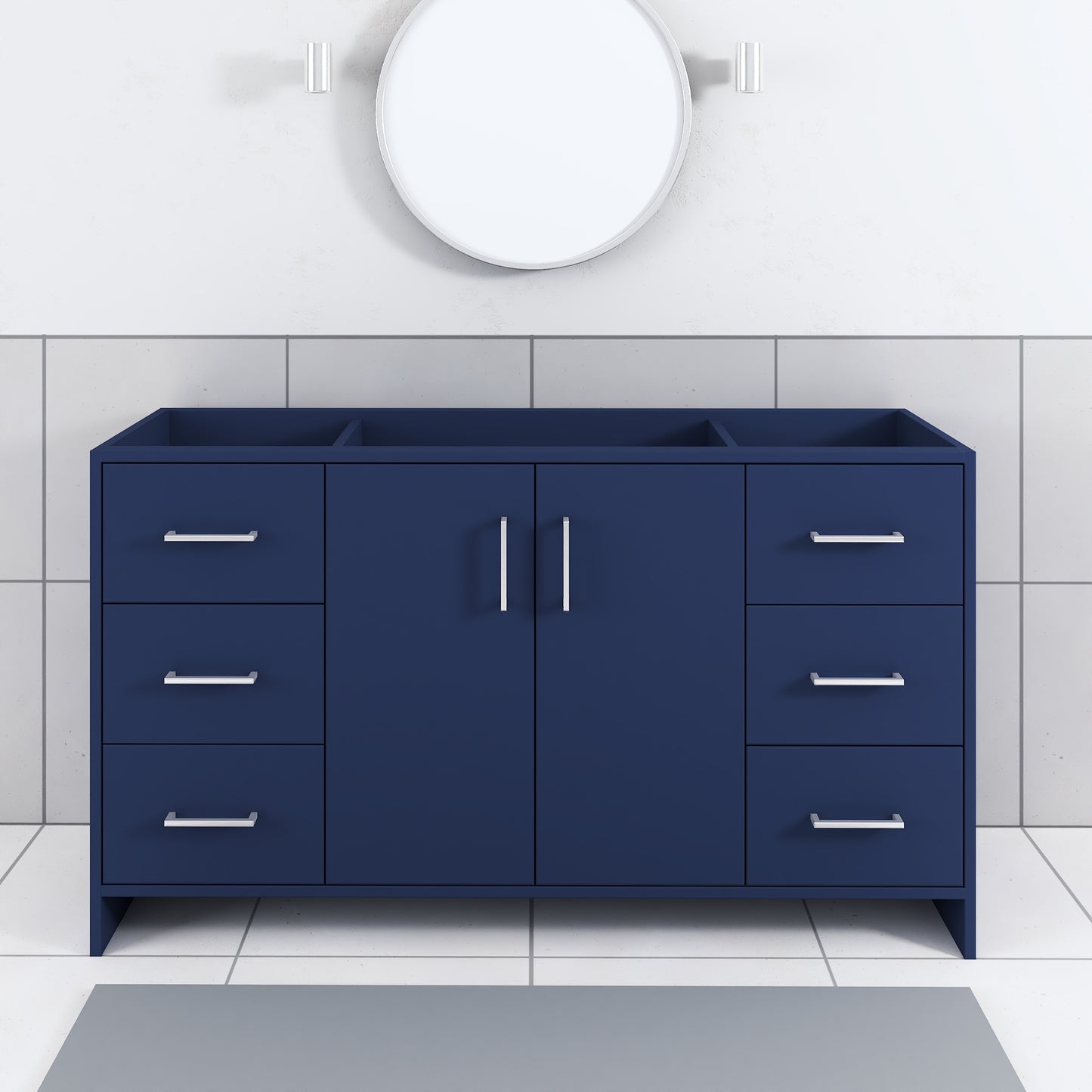 Norway 60" Single Sink Bathroom Vanity Cabinet Only