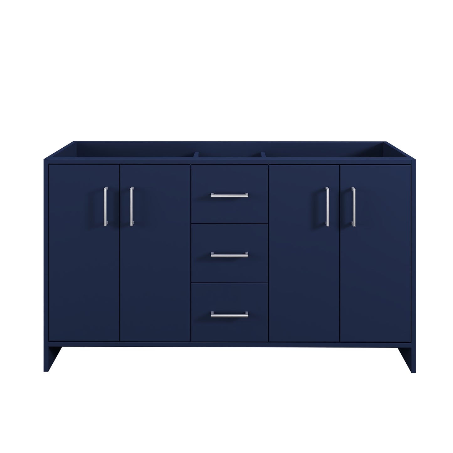 Norway 60" Double Sink Bathroom Vanity Cabinet Only