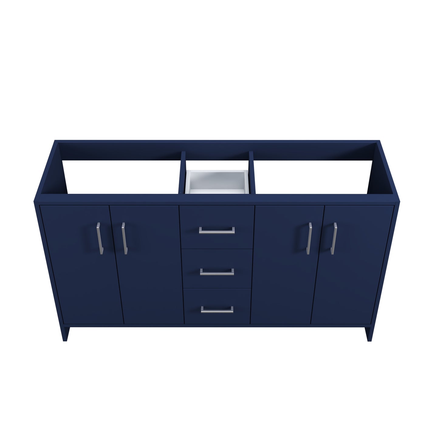 Norway 60" Double Sink Bathroom Vanity Cabinet Only