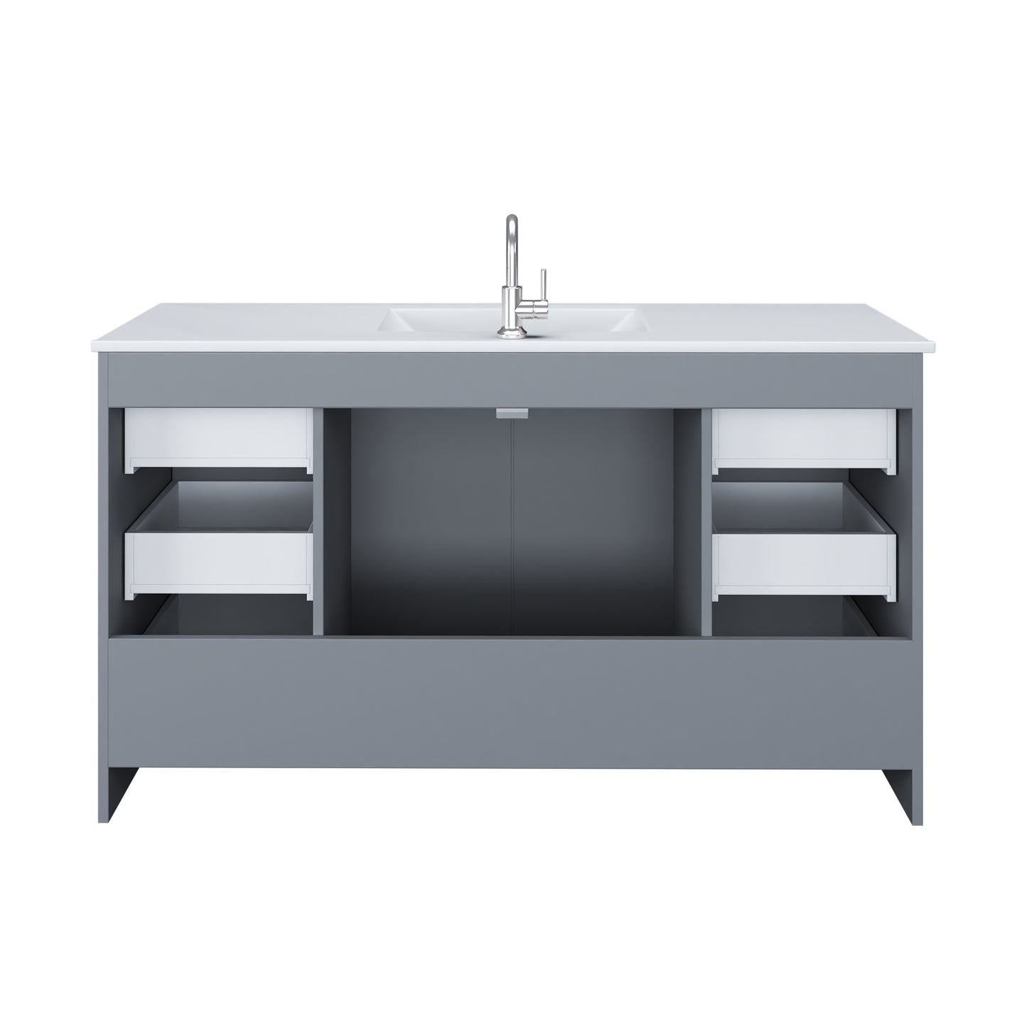 Norway 60" Single Sink Bathroom Vanity with Counter top