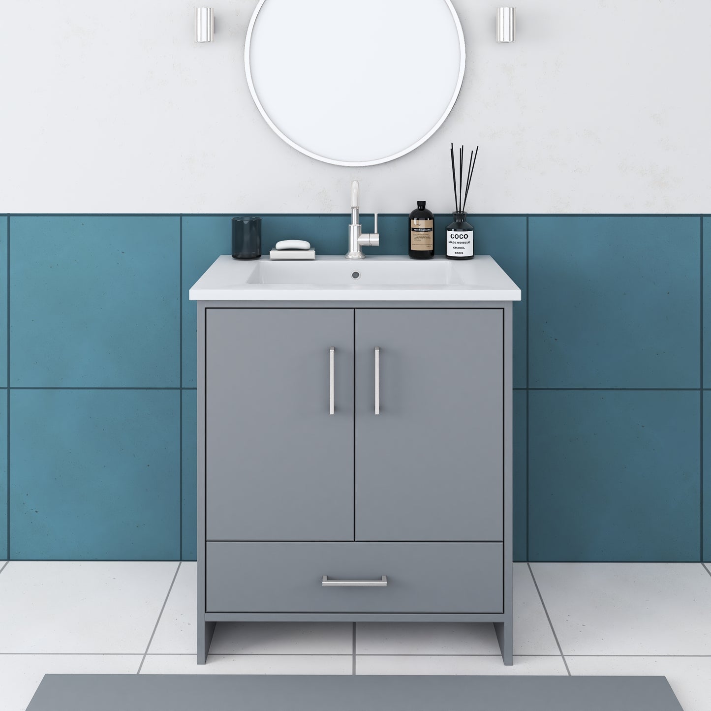 Norway 30" Bathroom Vanity with Counter top