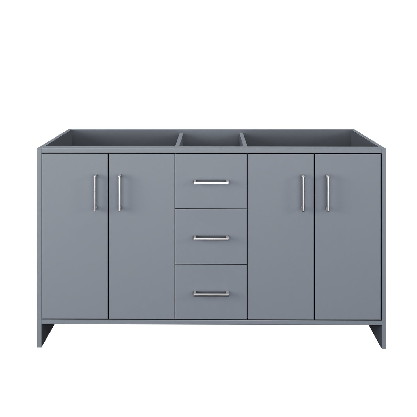 Norway 60" Double Sink Bathroom Vanity Cabinet Only