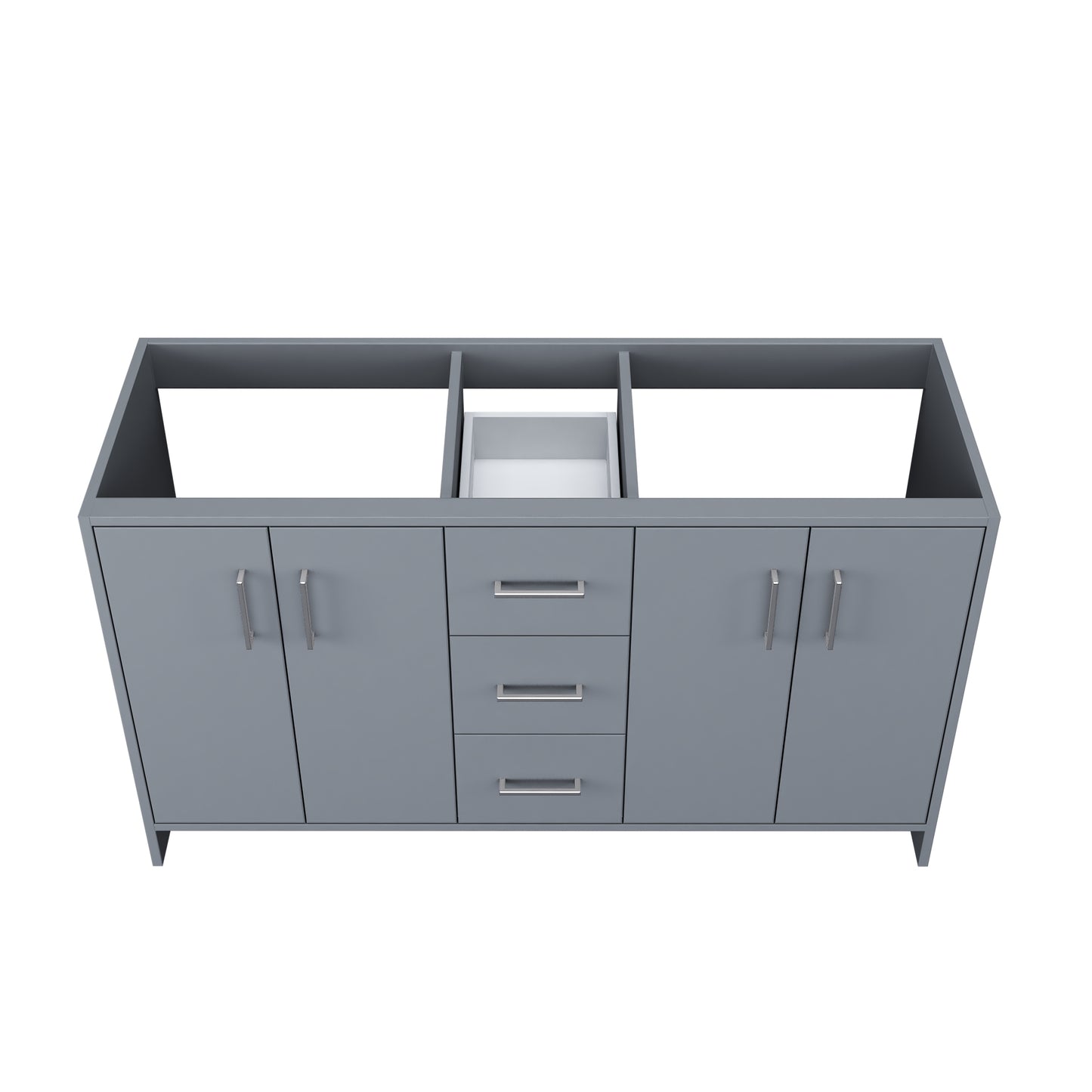 Norway 60" Double Sink Bathroom Vanity Cabinet Only