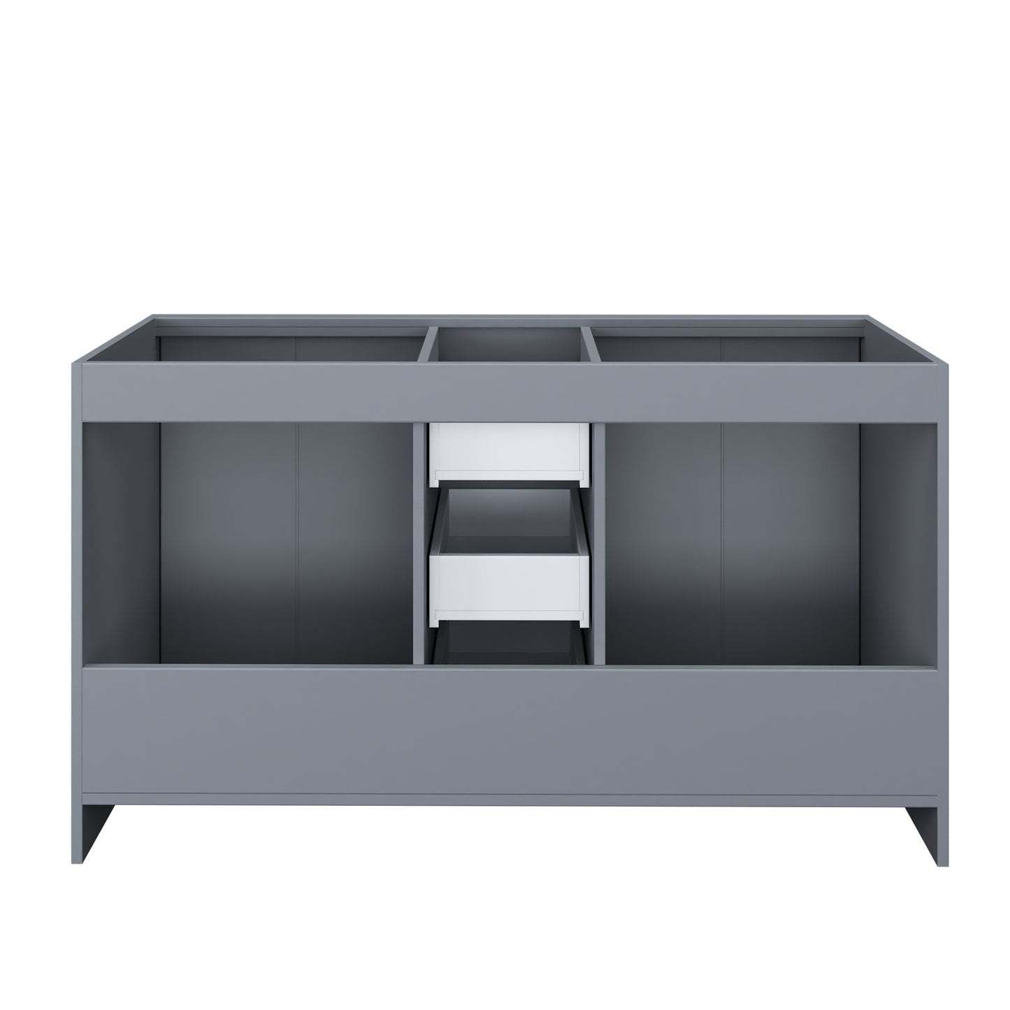 Norway 60" Double Sink Bathroom Vanity Cabinet Only