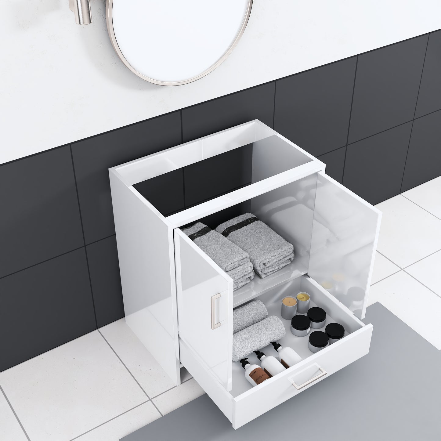 Norway 30" Bathroom Vanity Cabinet Only