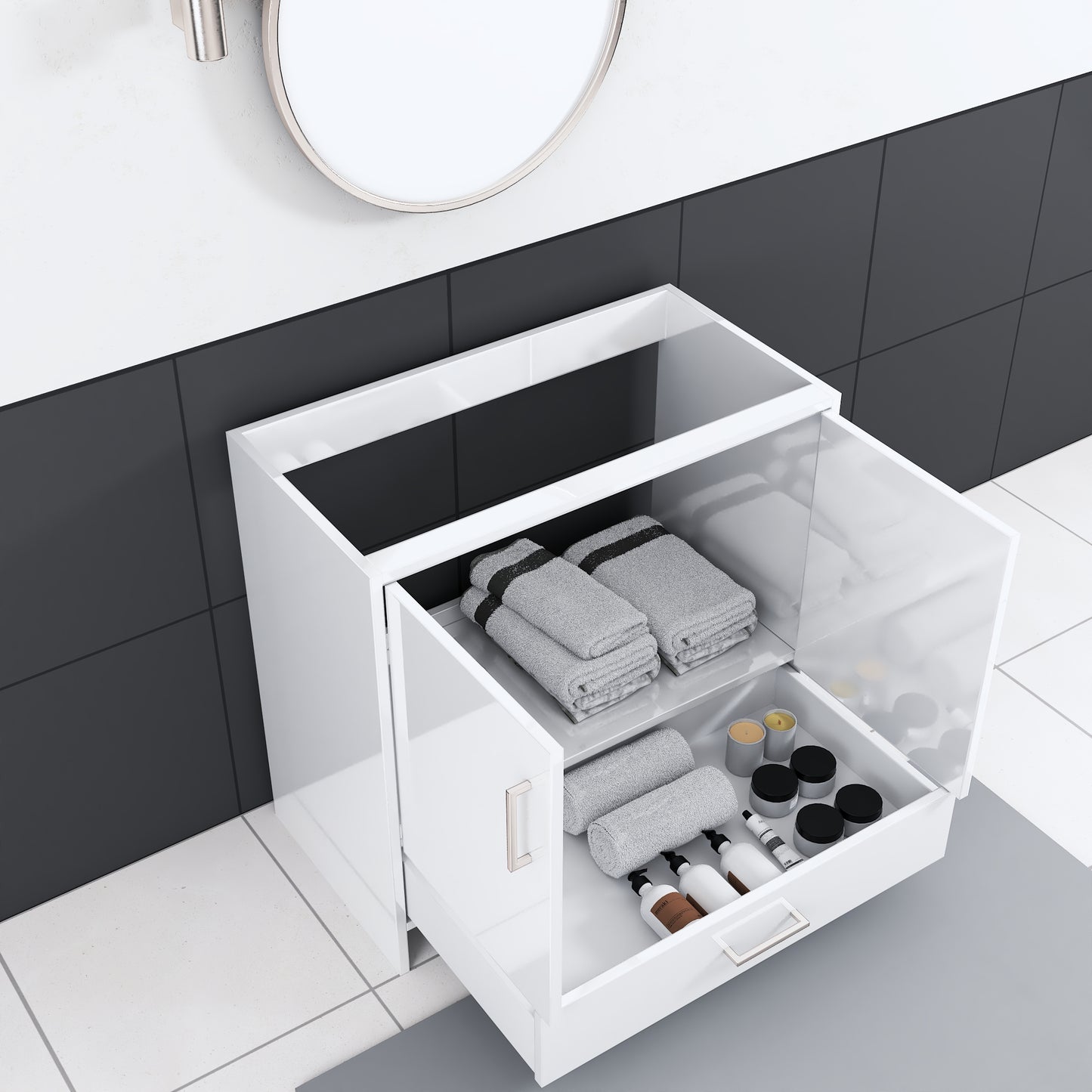 Norway 36" Bathroom Vanity Cabinet Only