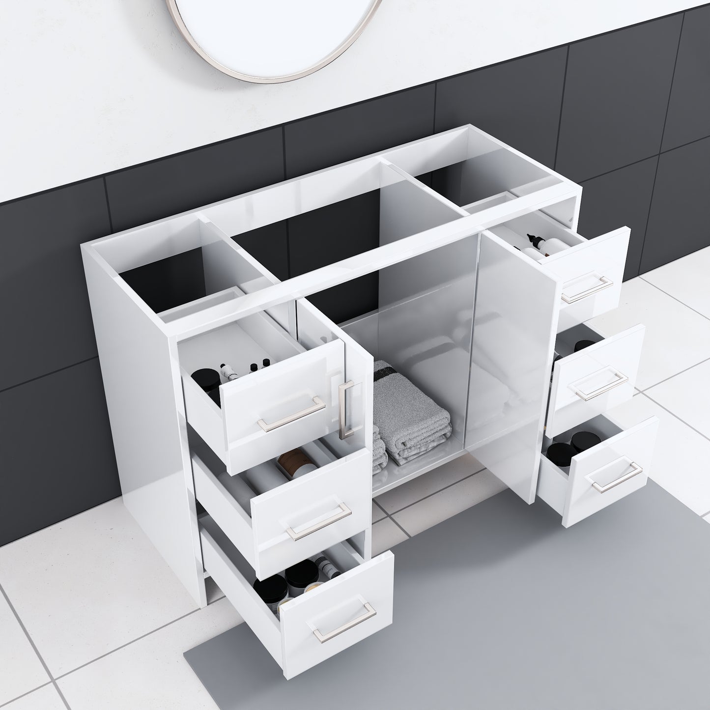 Norway 48" Bathroom Vanity Cabinet Only