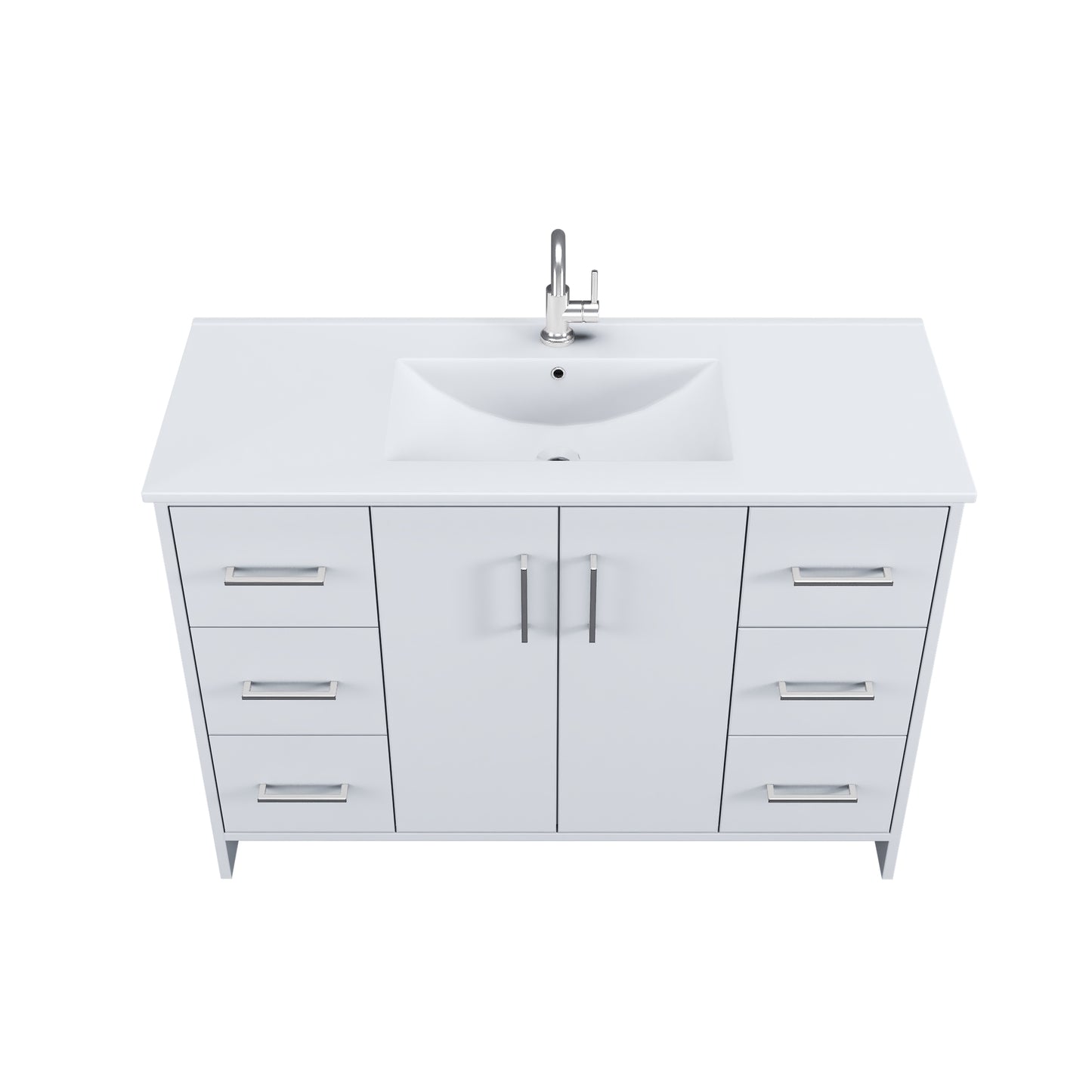 Norway 48" Bathroom Vanity with Counter top