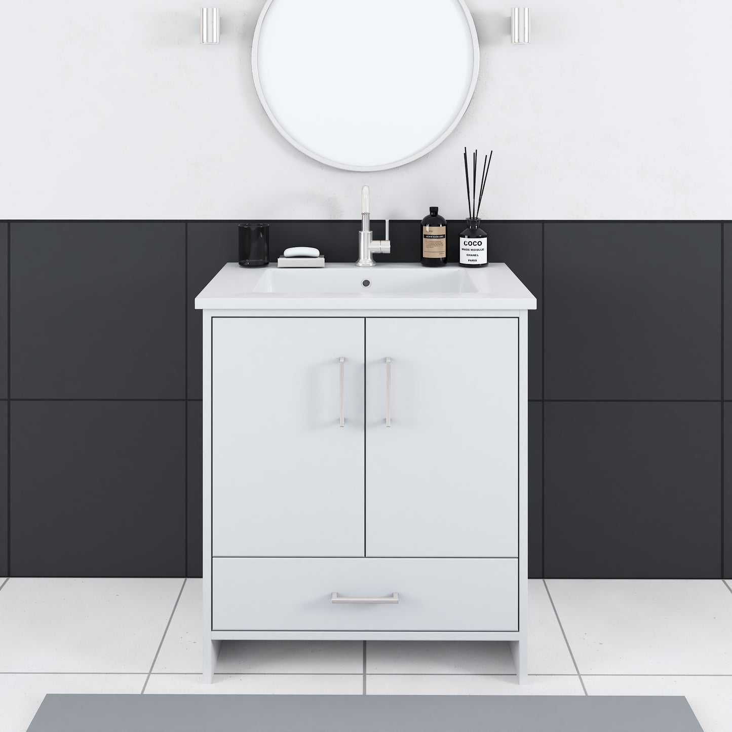 Norway 30" Bathroom Vanity with Counter top