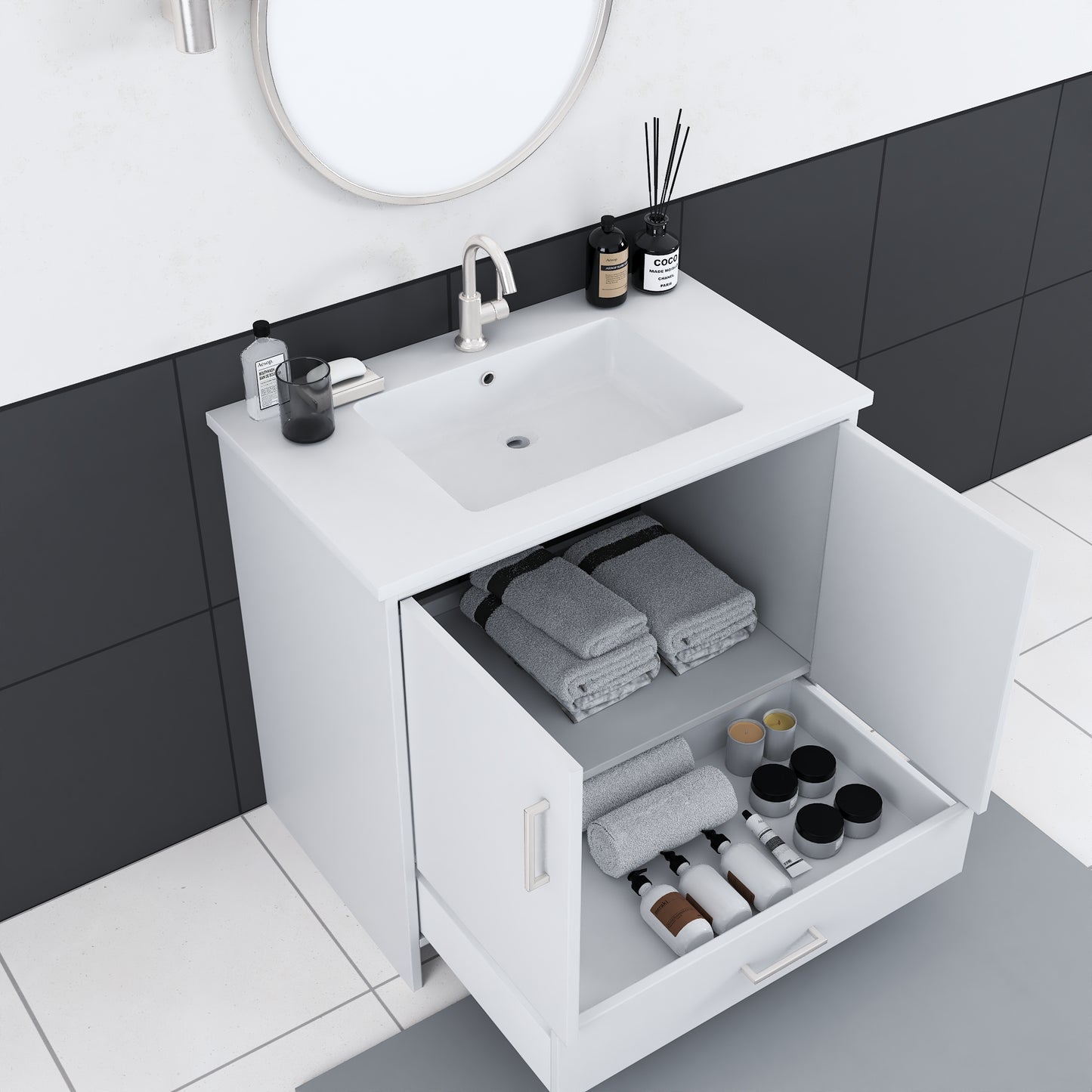 Norway 36" Bathroom Vanity with Counter top