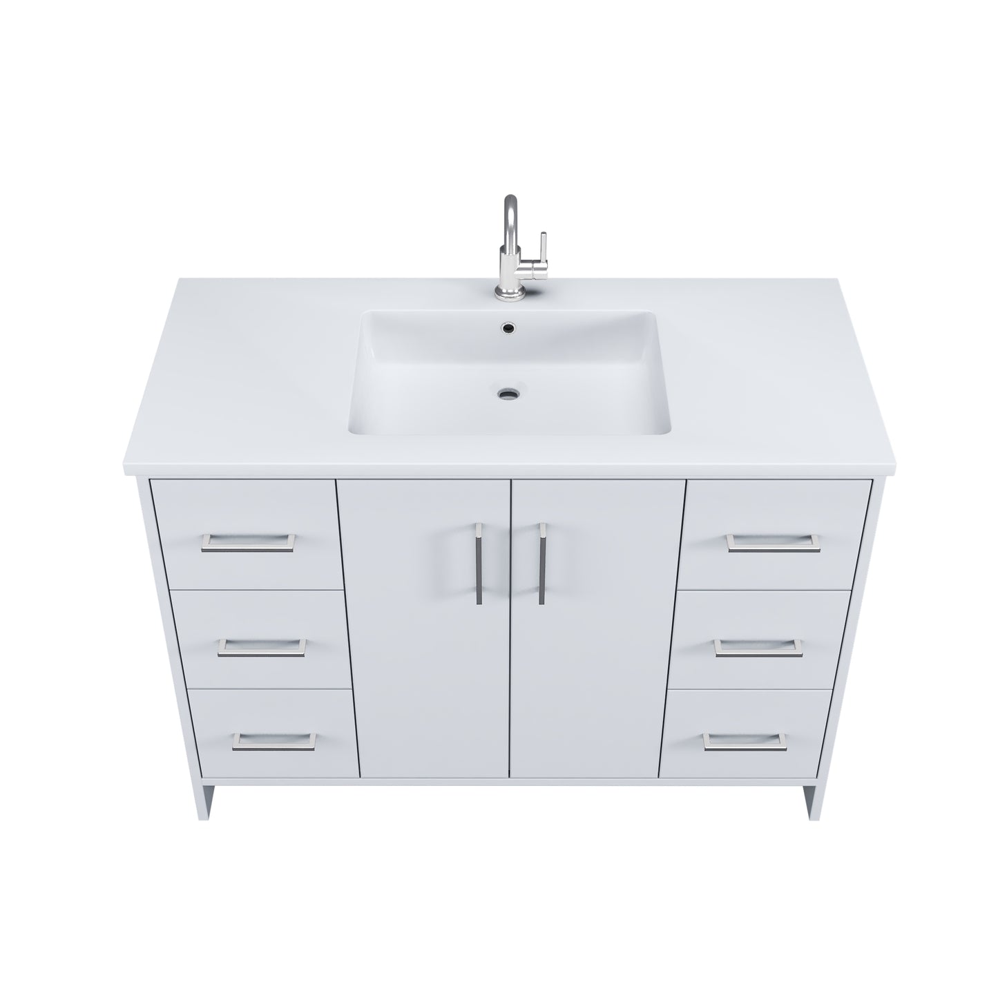 Norway 48" Bathroom Vanity with Counter top