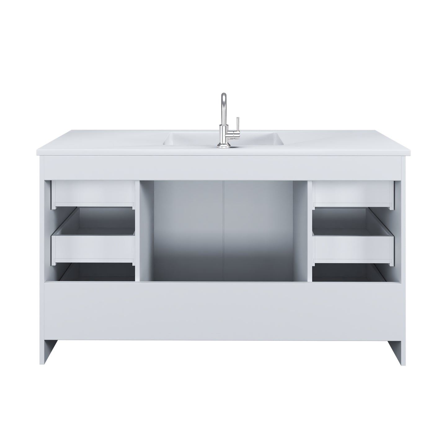 Norway 60" Single Sink Bathroom Vanity with Counter top