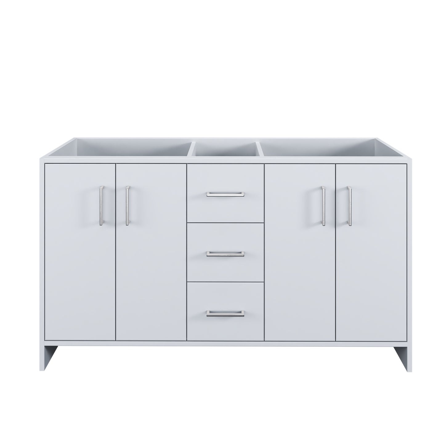 Norway 60" Double Sink Bathroom Vanity Cabinet Only