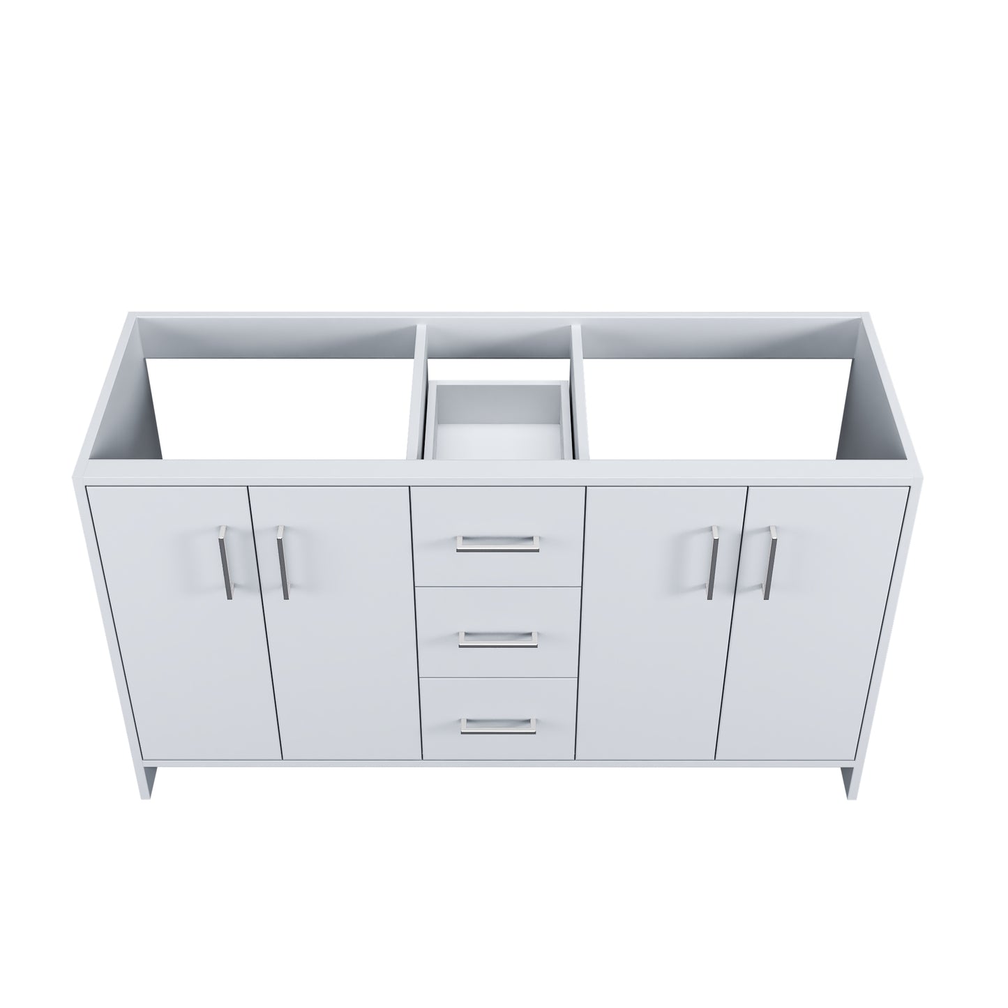 Norway 60" Double Sink Bathroom Vanity Cabinet Only