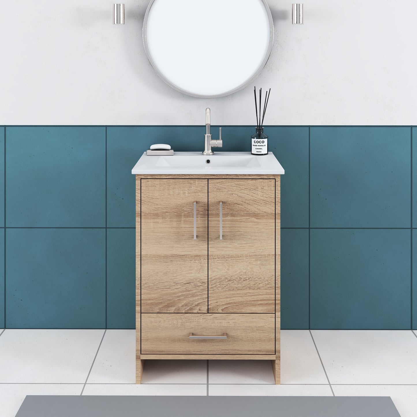 Norway 24" Bathroom Vanity with Counter top
