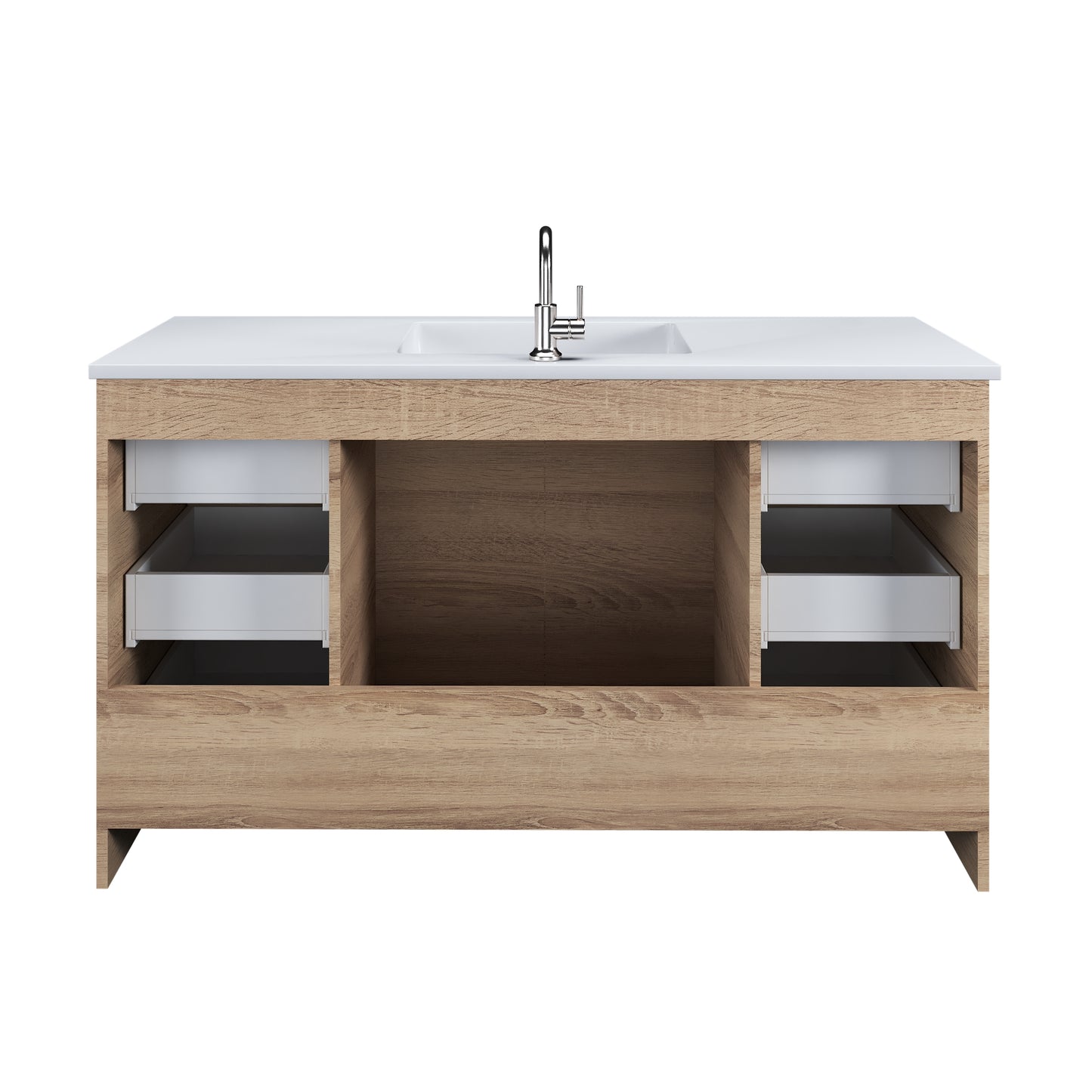 Norway 60" Single Sink Bathroom Vanity with Counter top