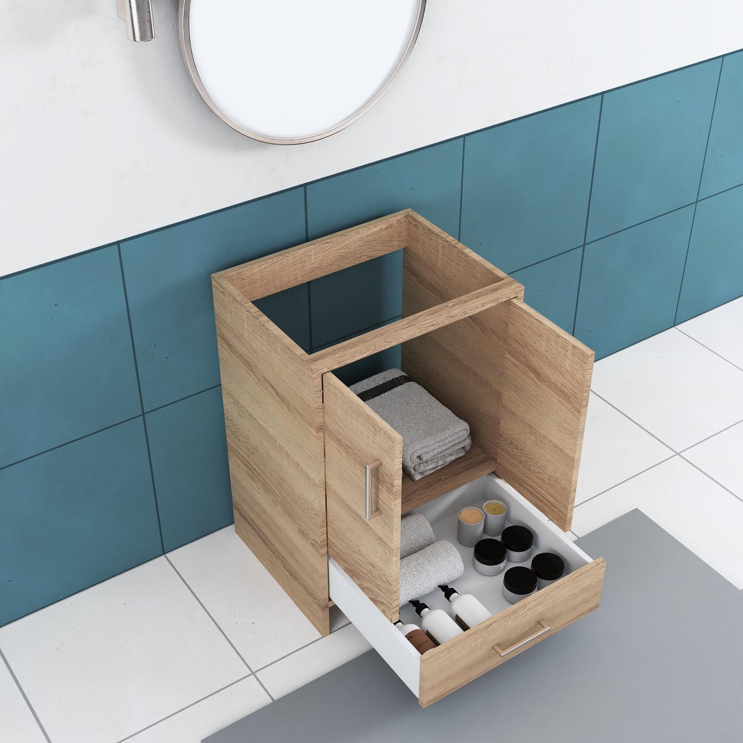Norway 24" Bathroom Vanity Cabinet Only
