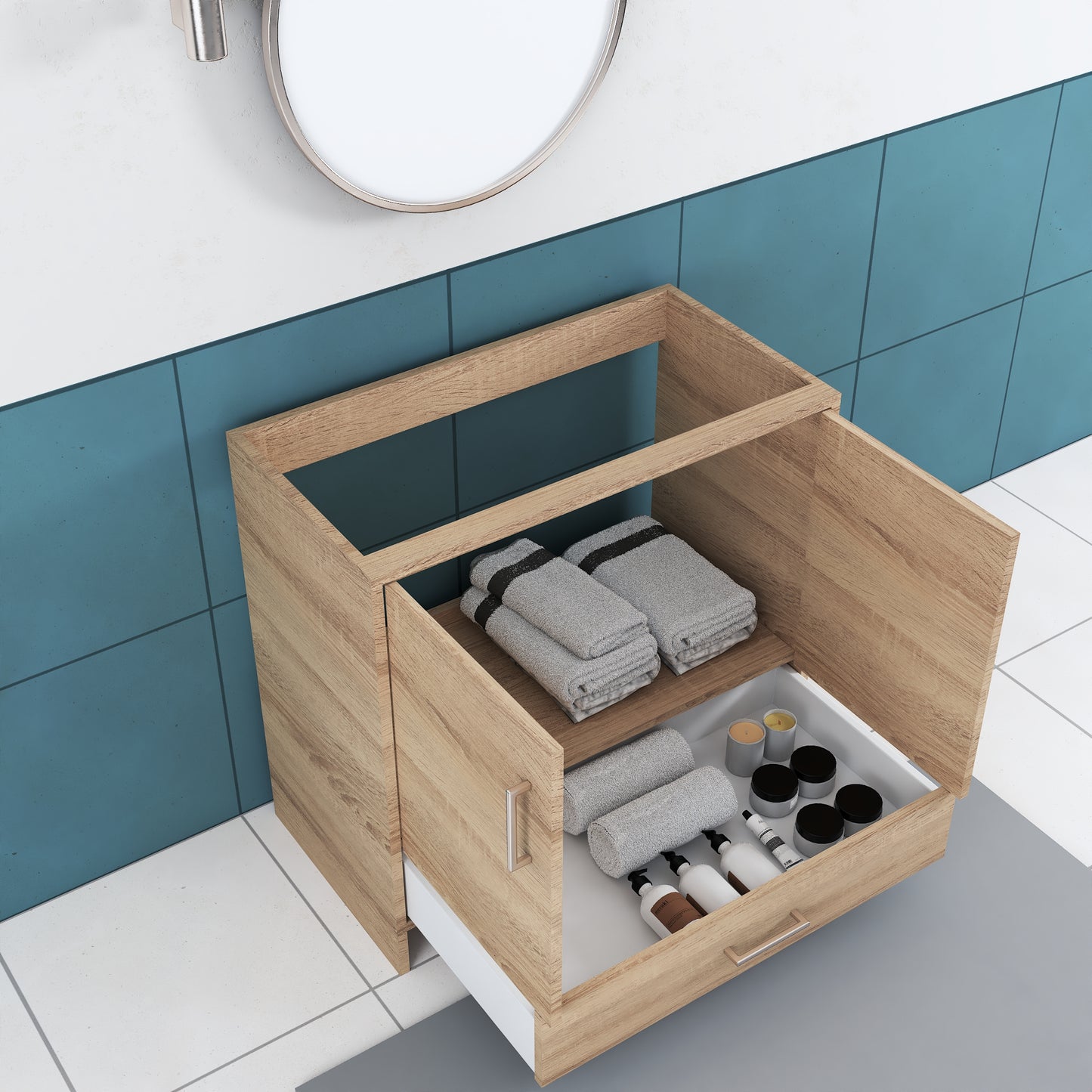 Norway 36" Bathroom Vanity Cabinet Only