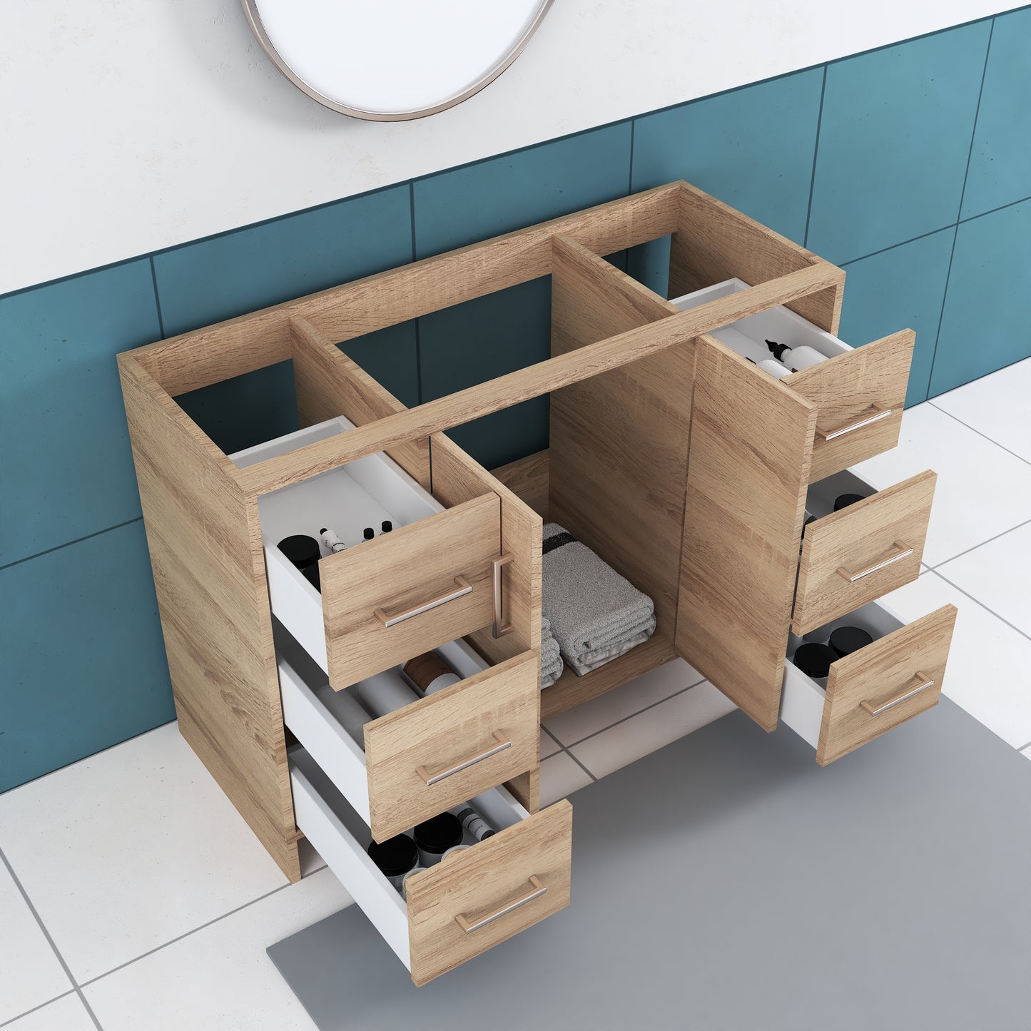 Norway 48" Bathroom Vanity Cabinet Only